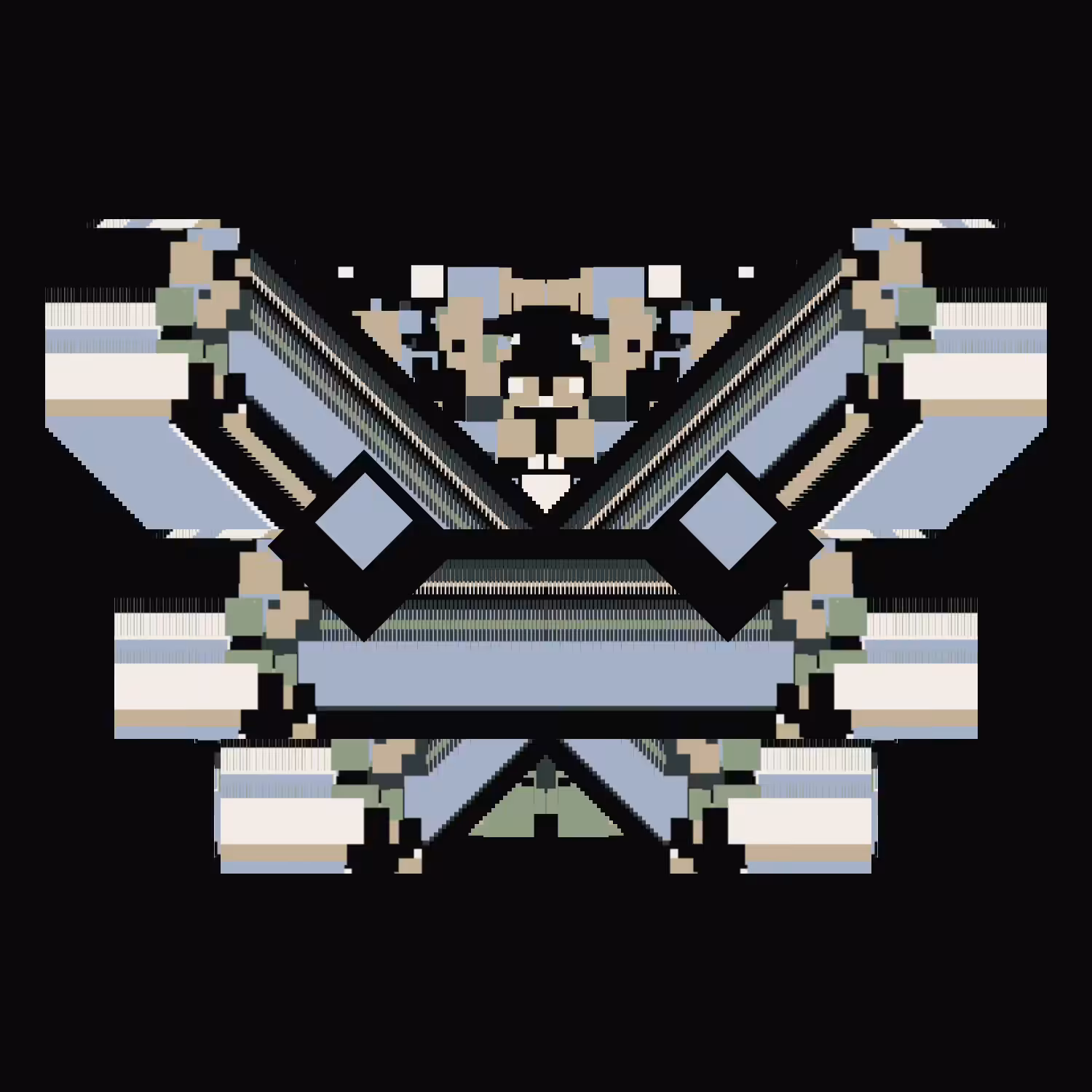 Glitchy Masks #35
