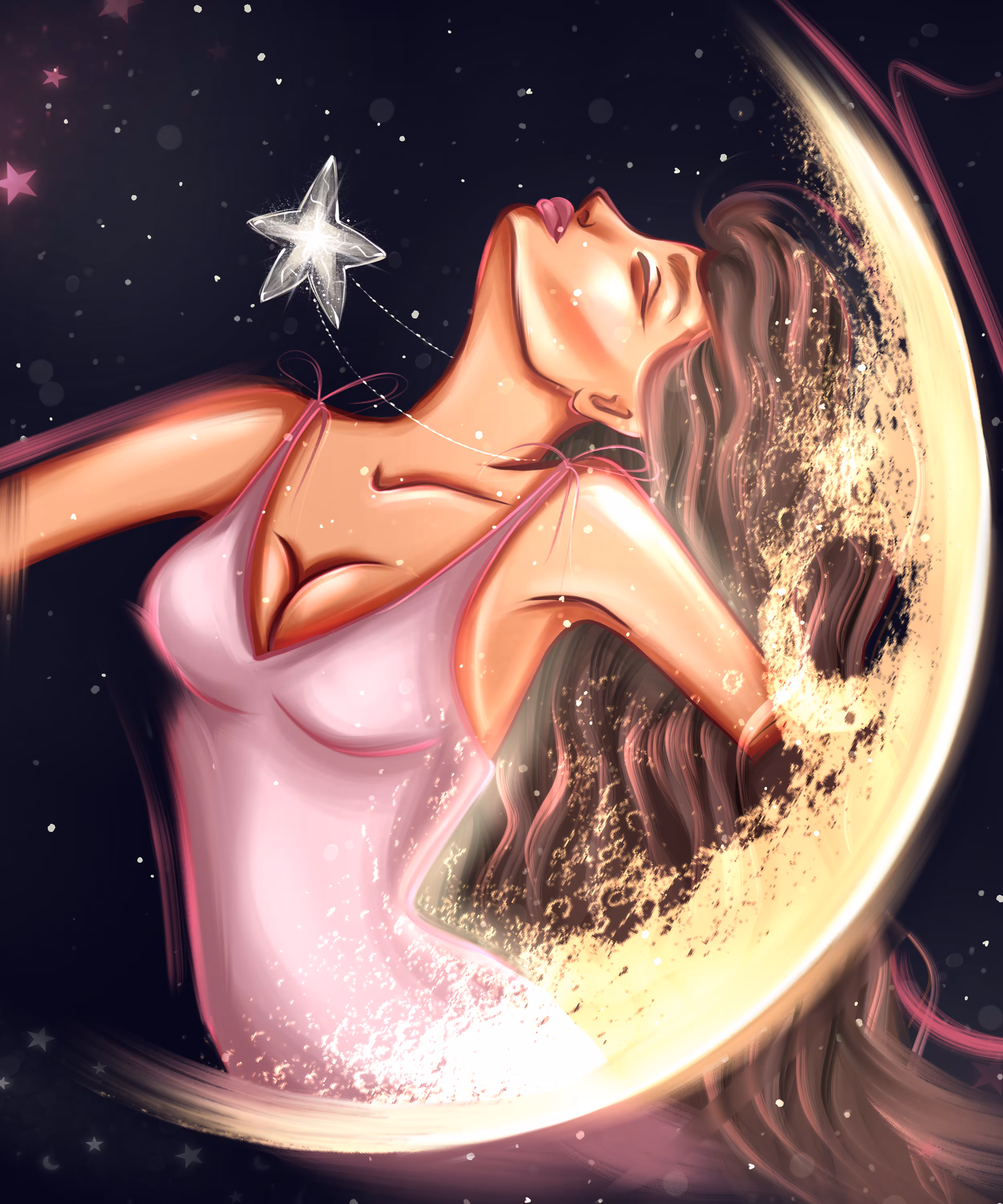 She is the moon 🌙 