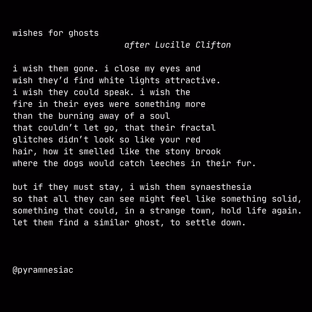 wishes for ghosts