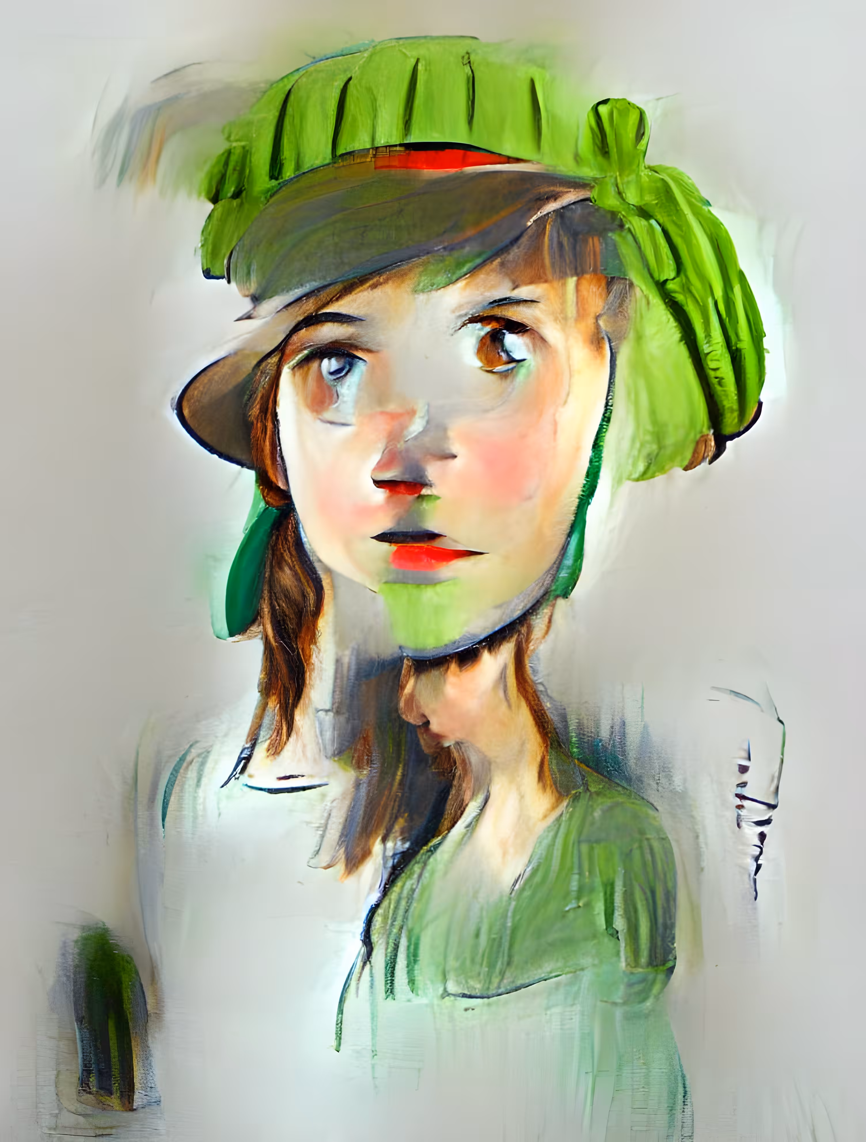 Frenchie Green Hat