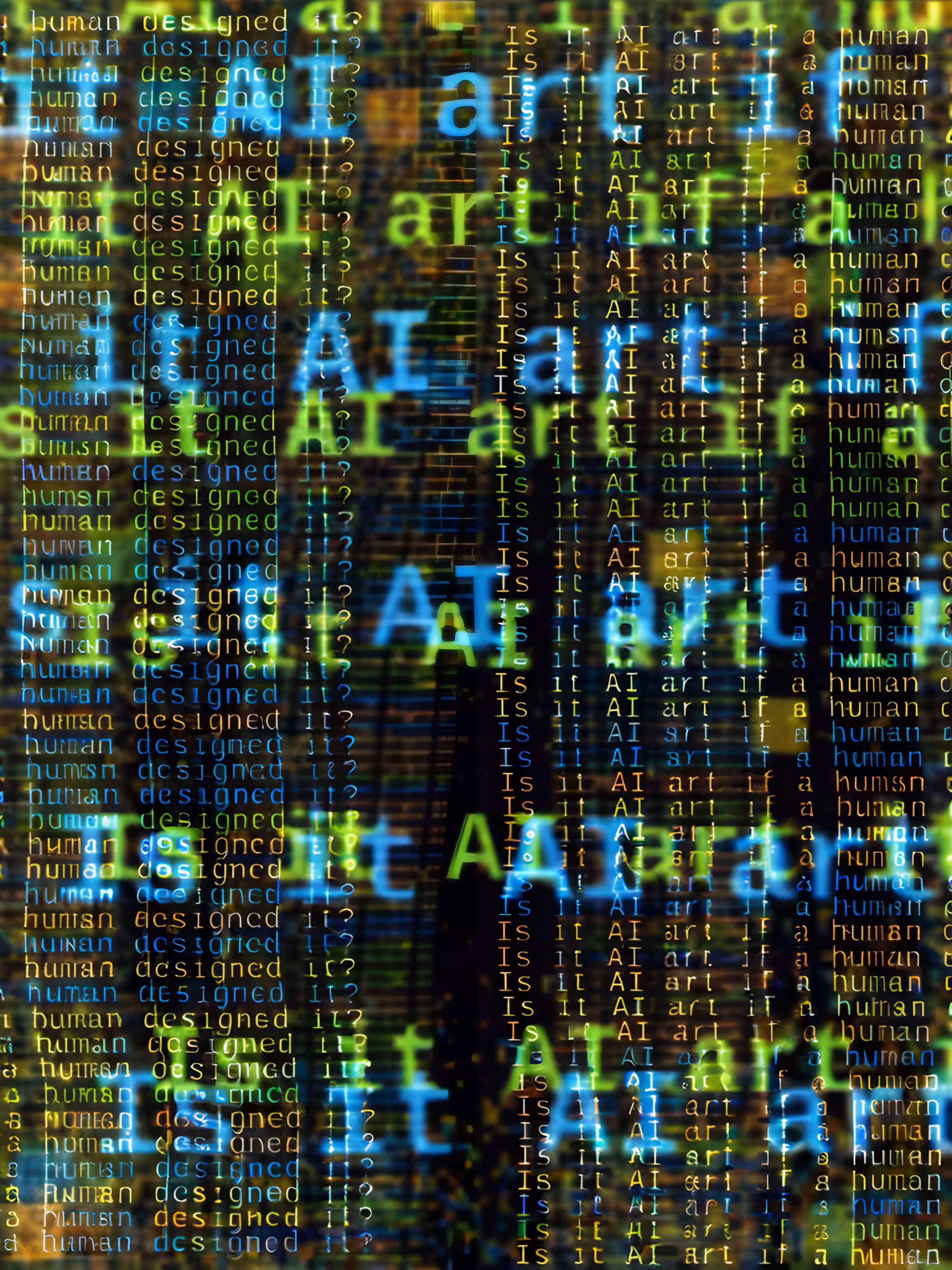 Is it AI art if a human designed it? #62