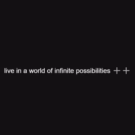 
live in a world of ...