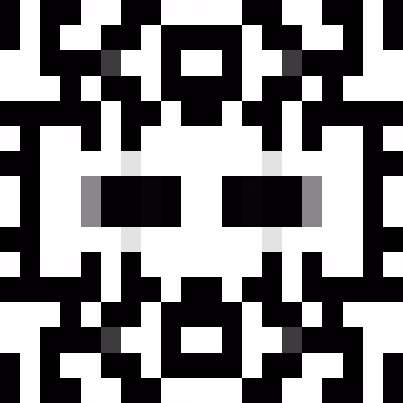 QR Glyphs Invaders #9