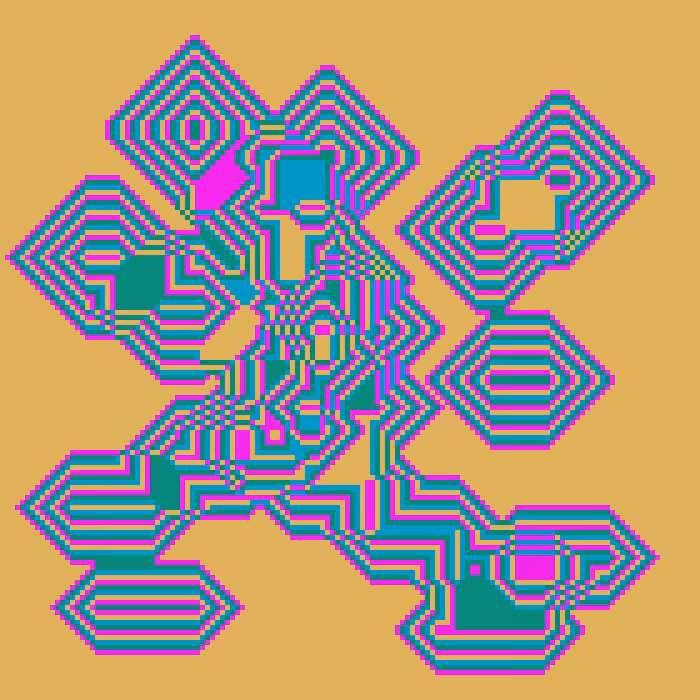 Superimposed Octagonal Pyramids #1