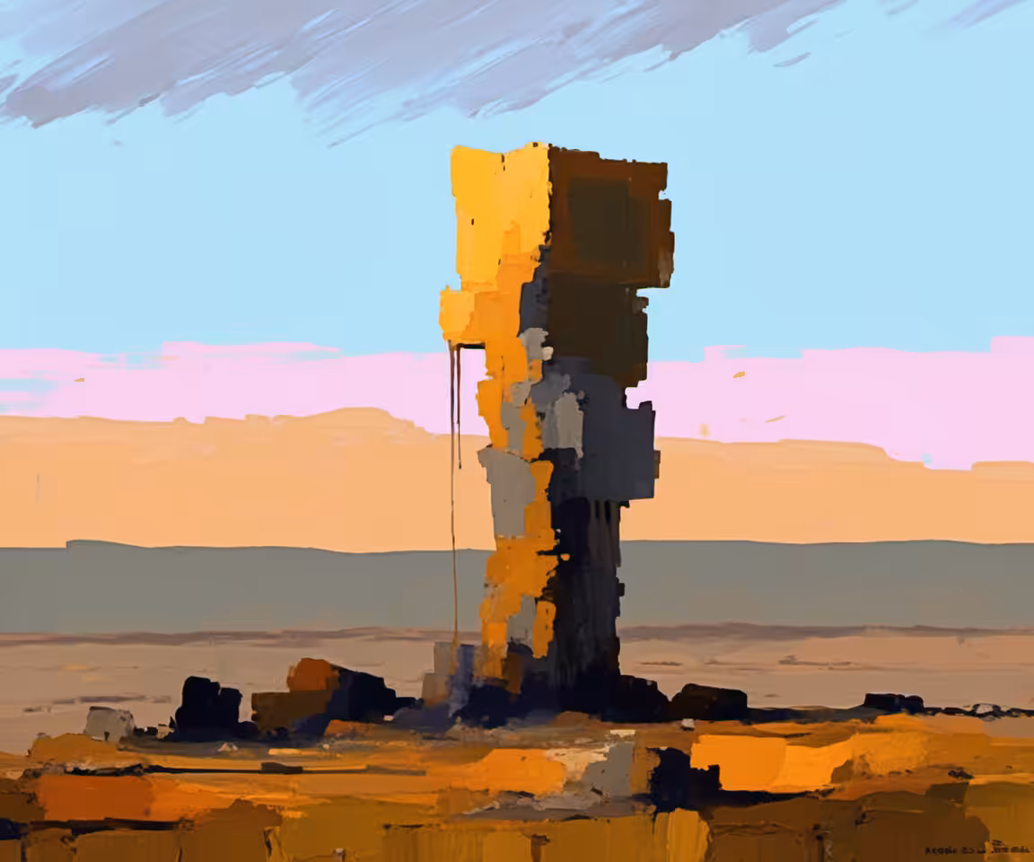 Painted Slabs #14