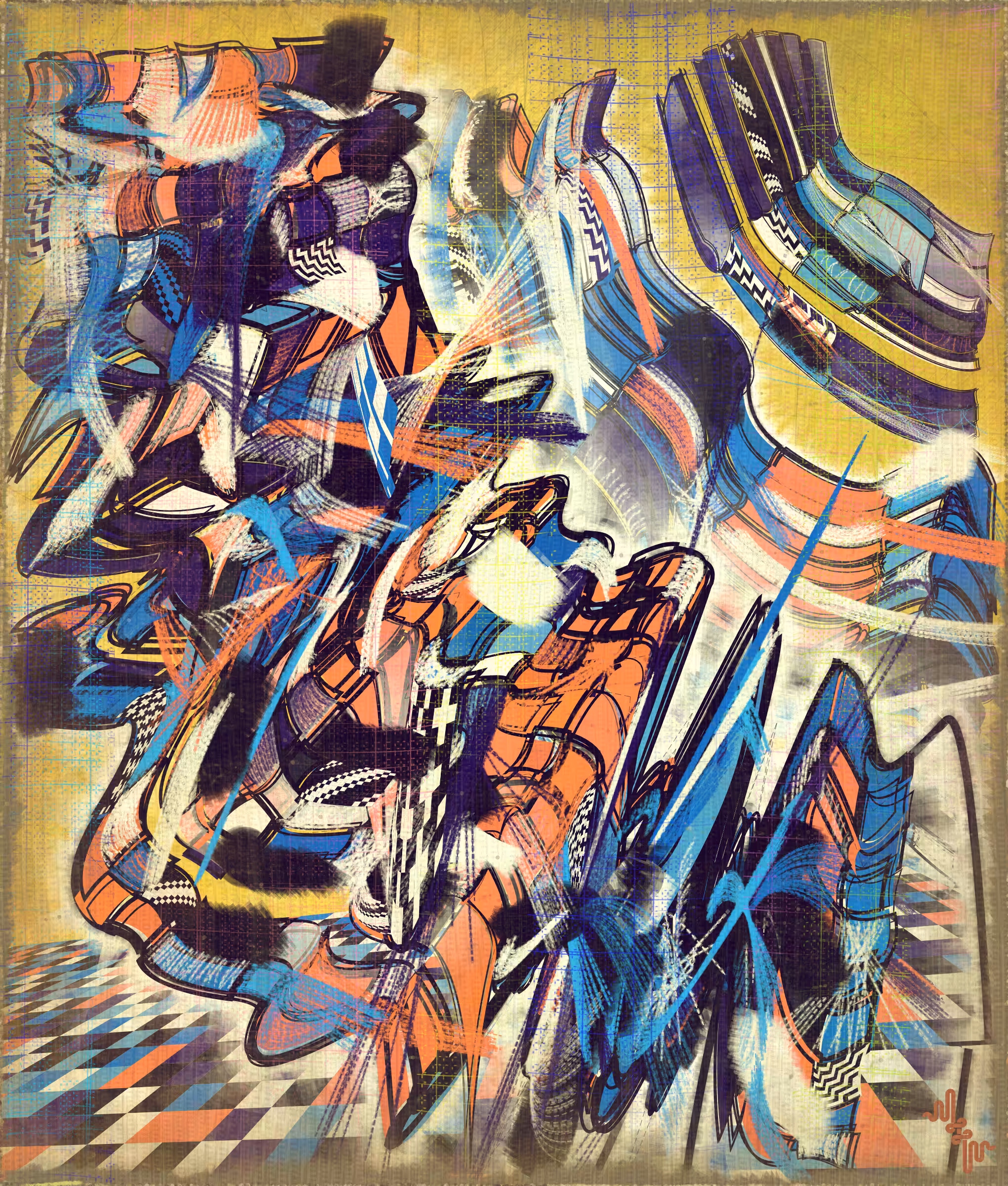 Amplitudes of Canvas #347