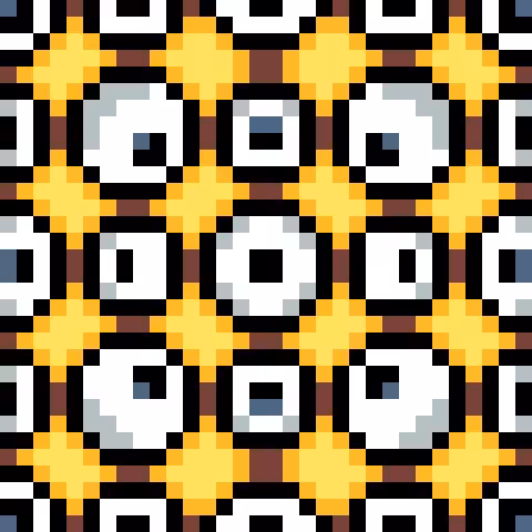 wall of eyes