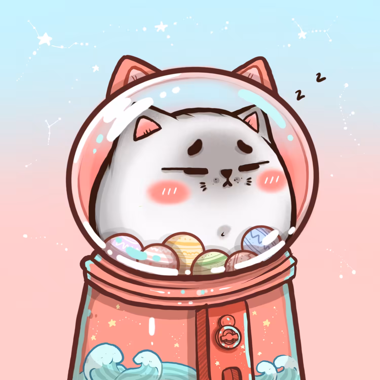 hachi cat x Gachakawaiii
