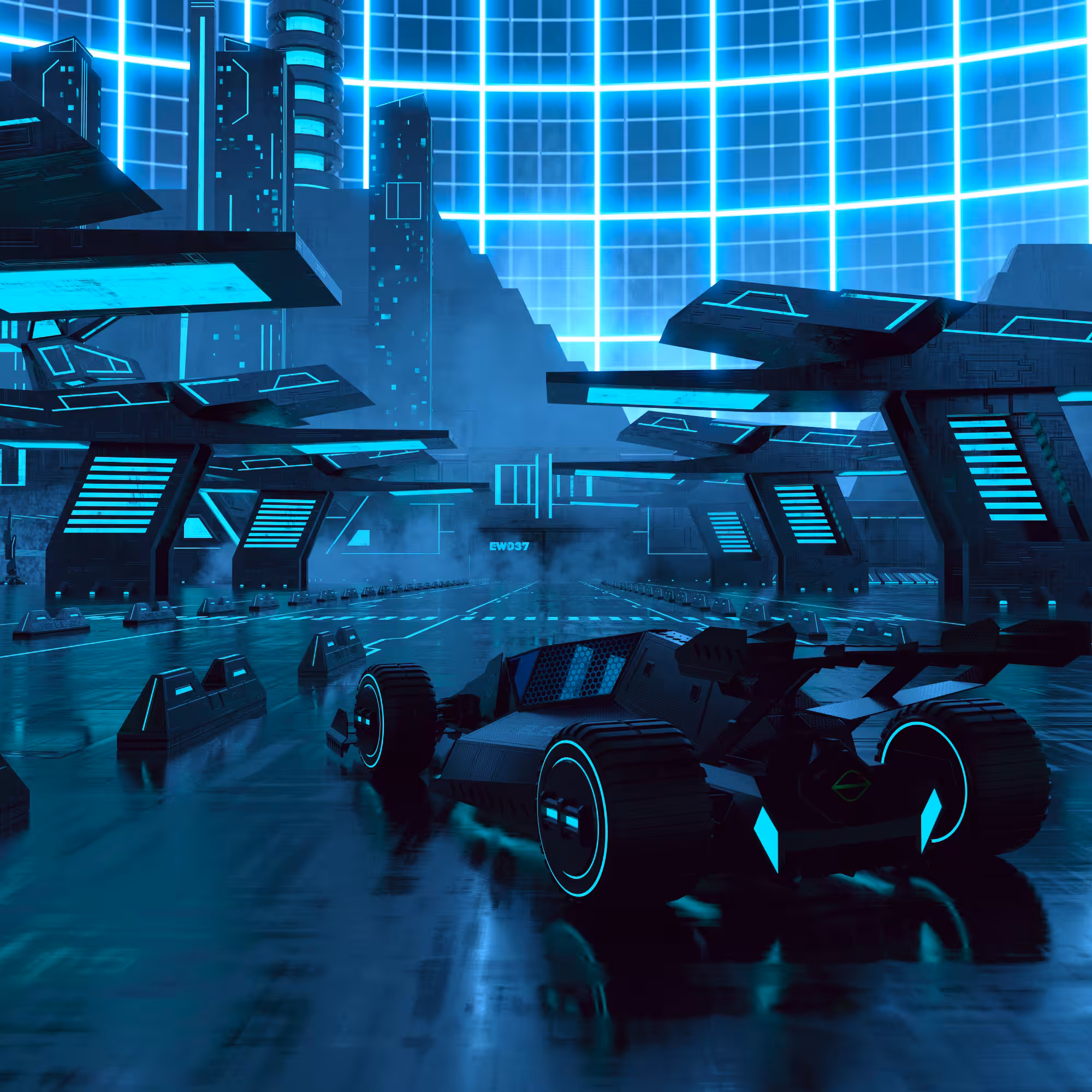 Cybercity. Tron. NFT legacy