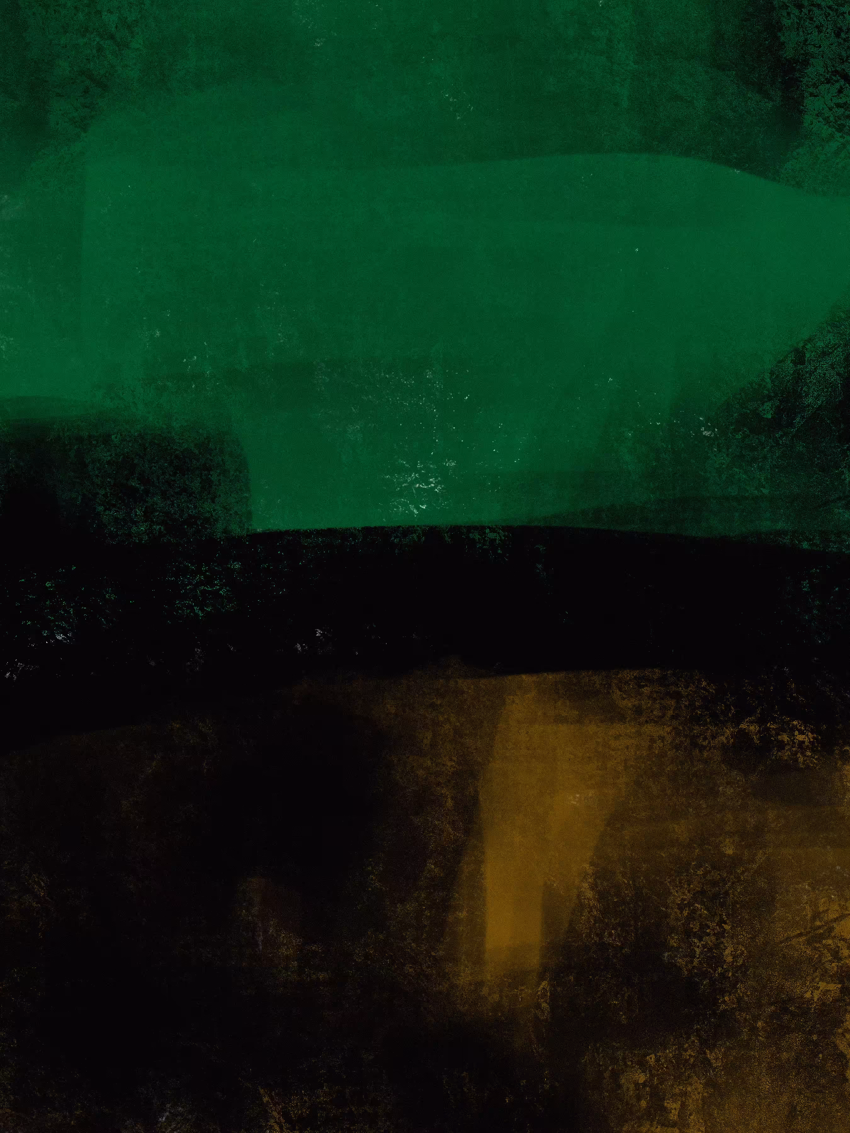 The Wall Here Wears Green Because It's Cheap