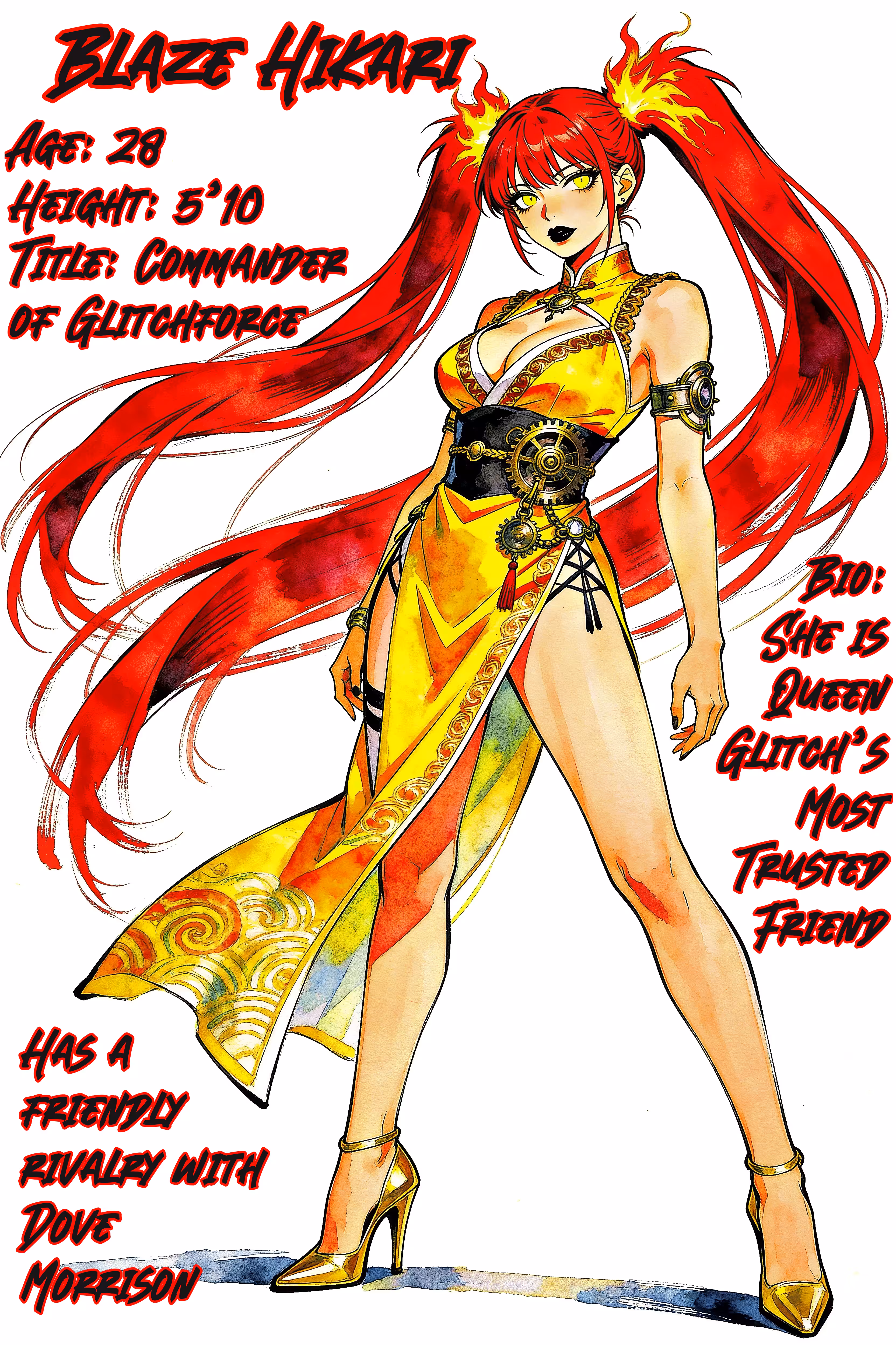 Concept Art: Blaze Hikari