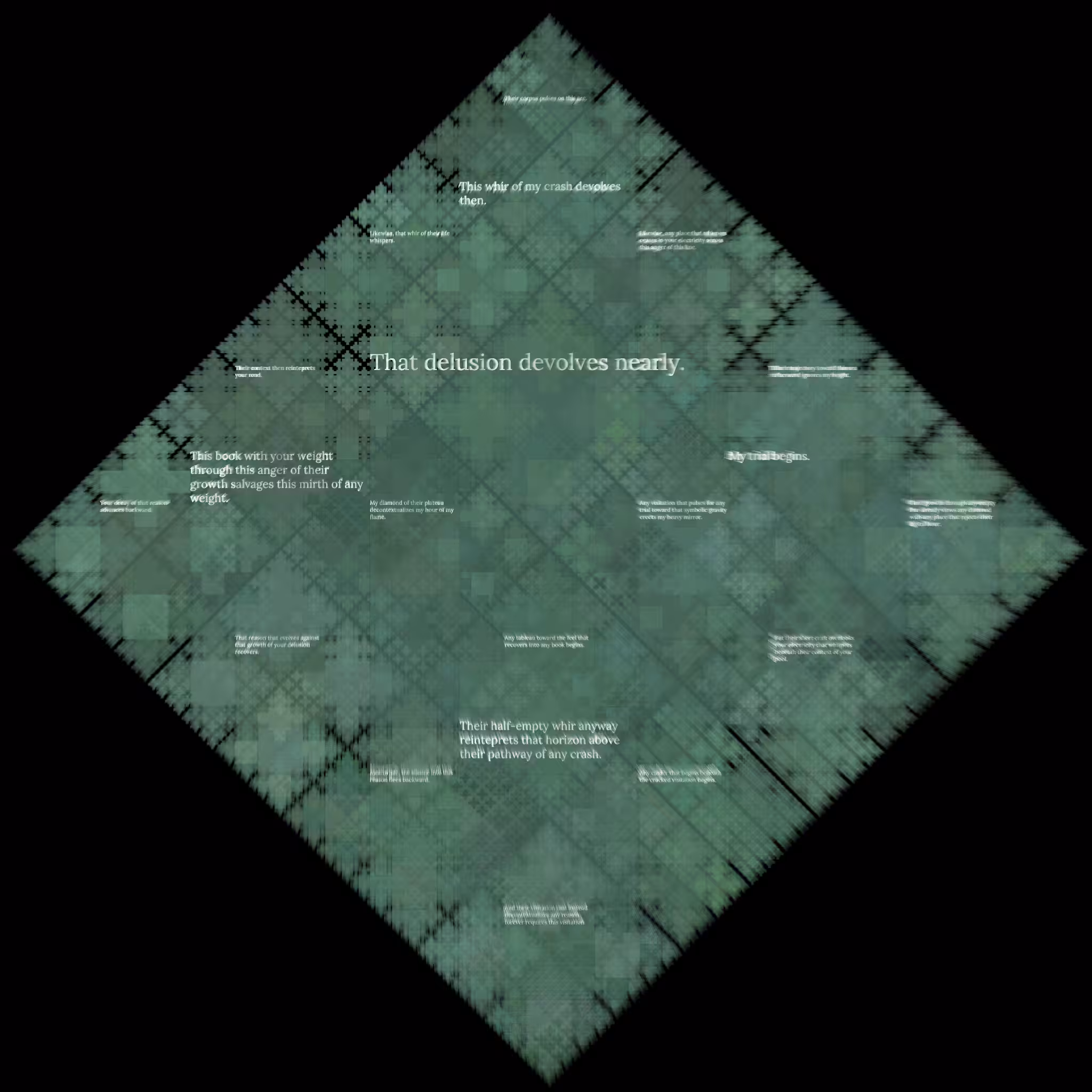 Diamond Fractal Fire #96
