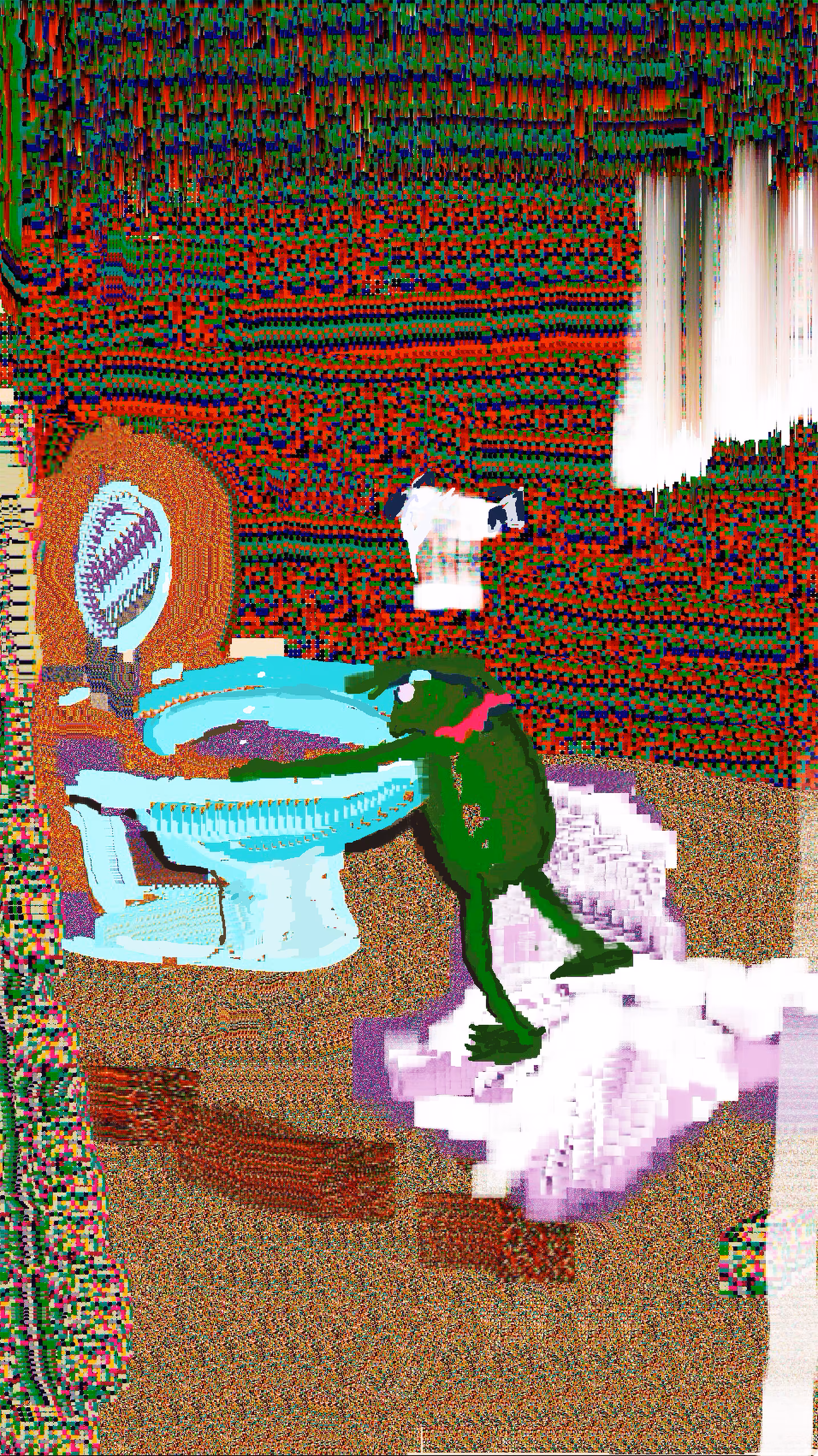 The frog can't take any more of this shit