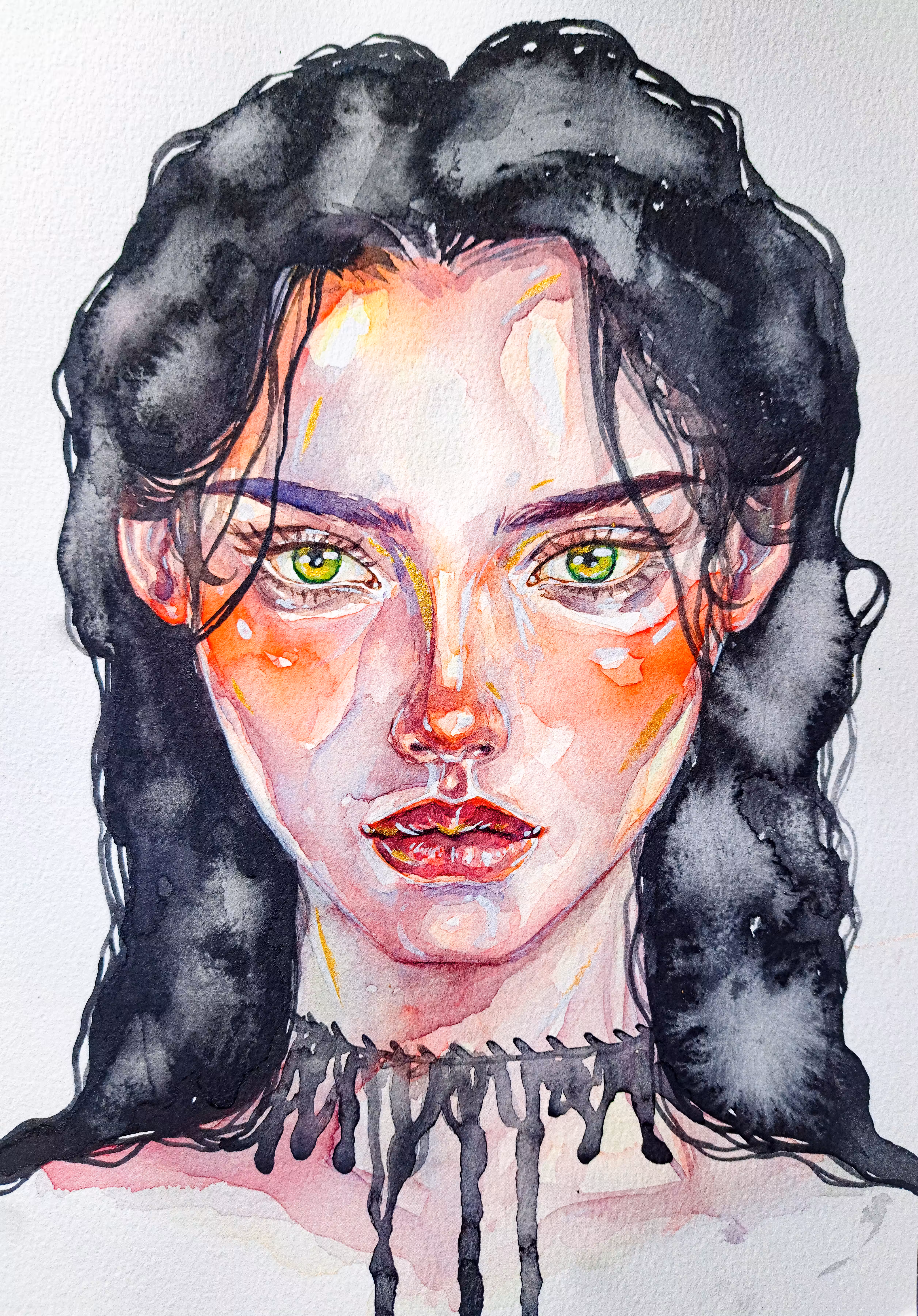 Watercolor art & portraits : «𝐘𝐨𝐮𝐫 𝐋𝐞𝐧𝐨𝐫𝐞»