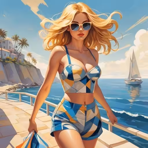 The Happy Valley: blonde hair girl