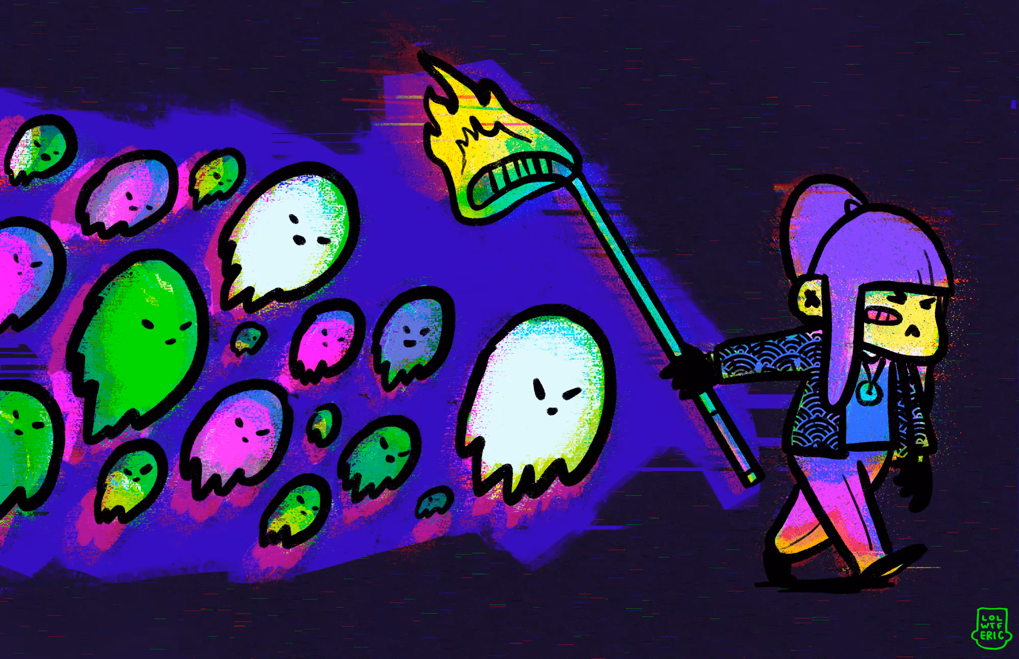 late night ghost parade