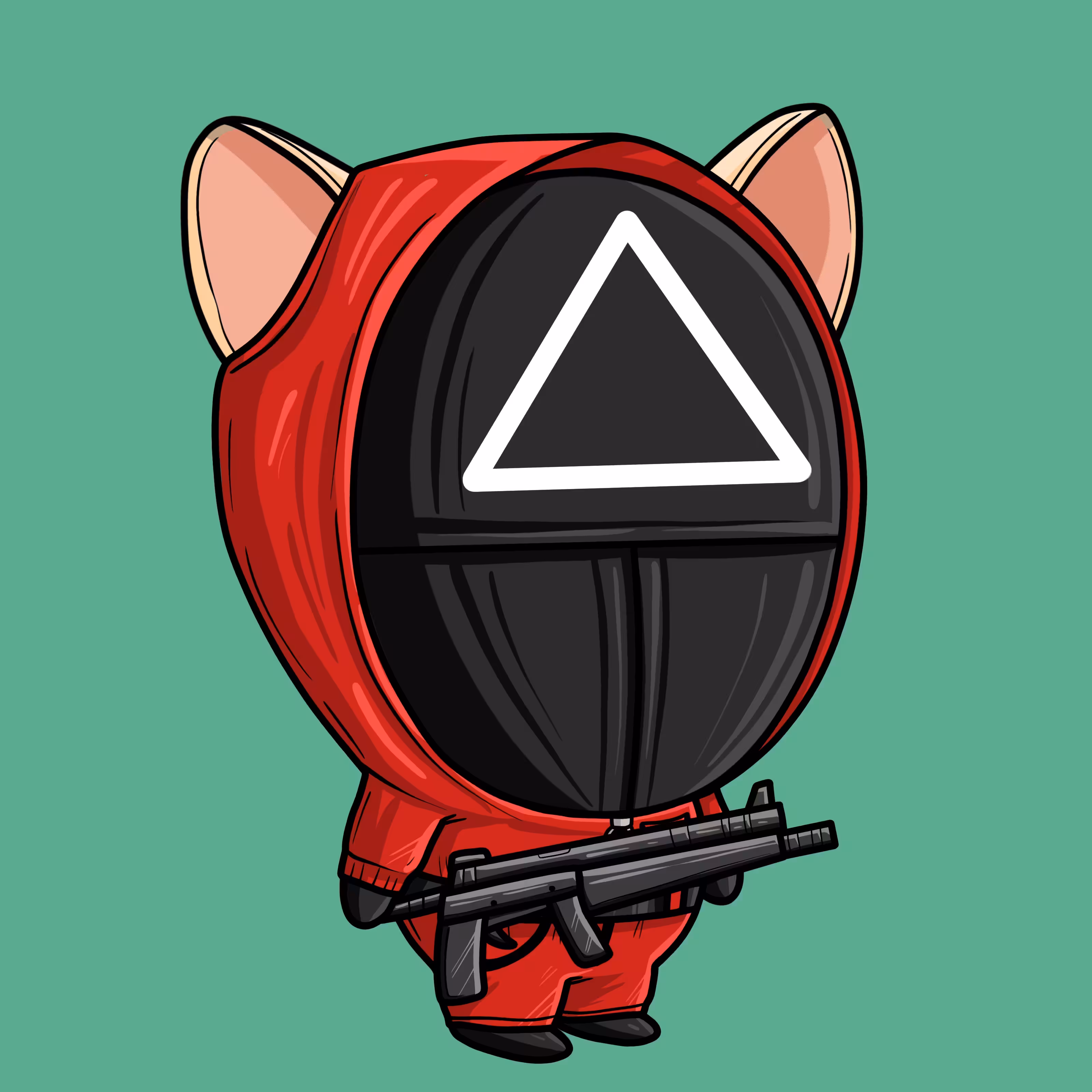 One Eye Baby #0170 (Squid Game Triangle)