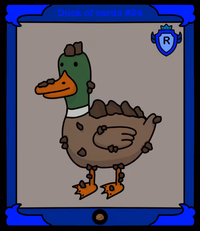  Duck of cards #24