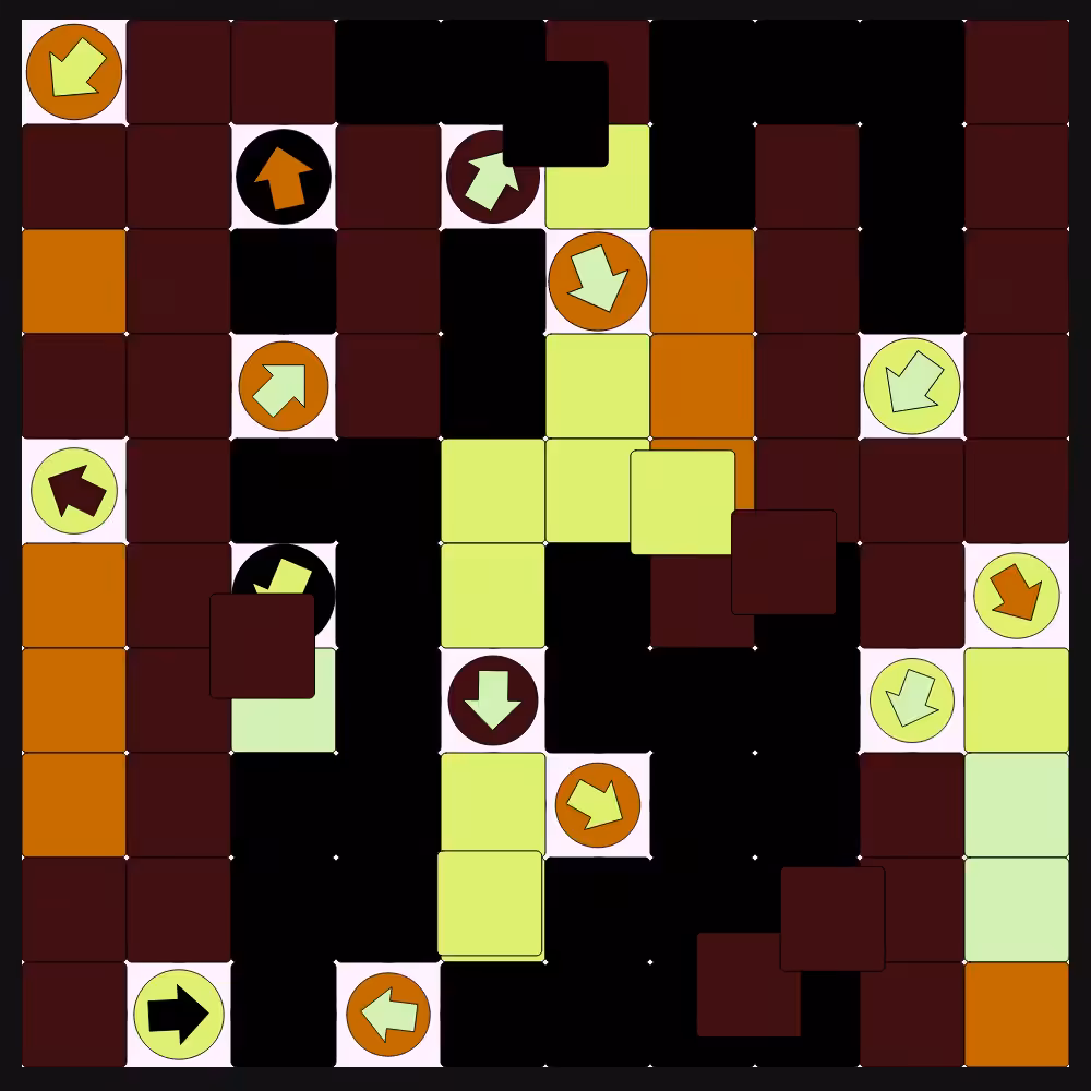 Flying squares #5