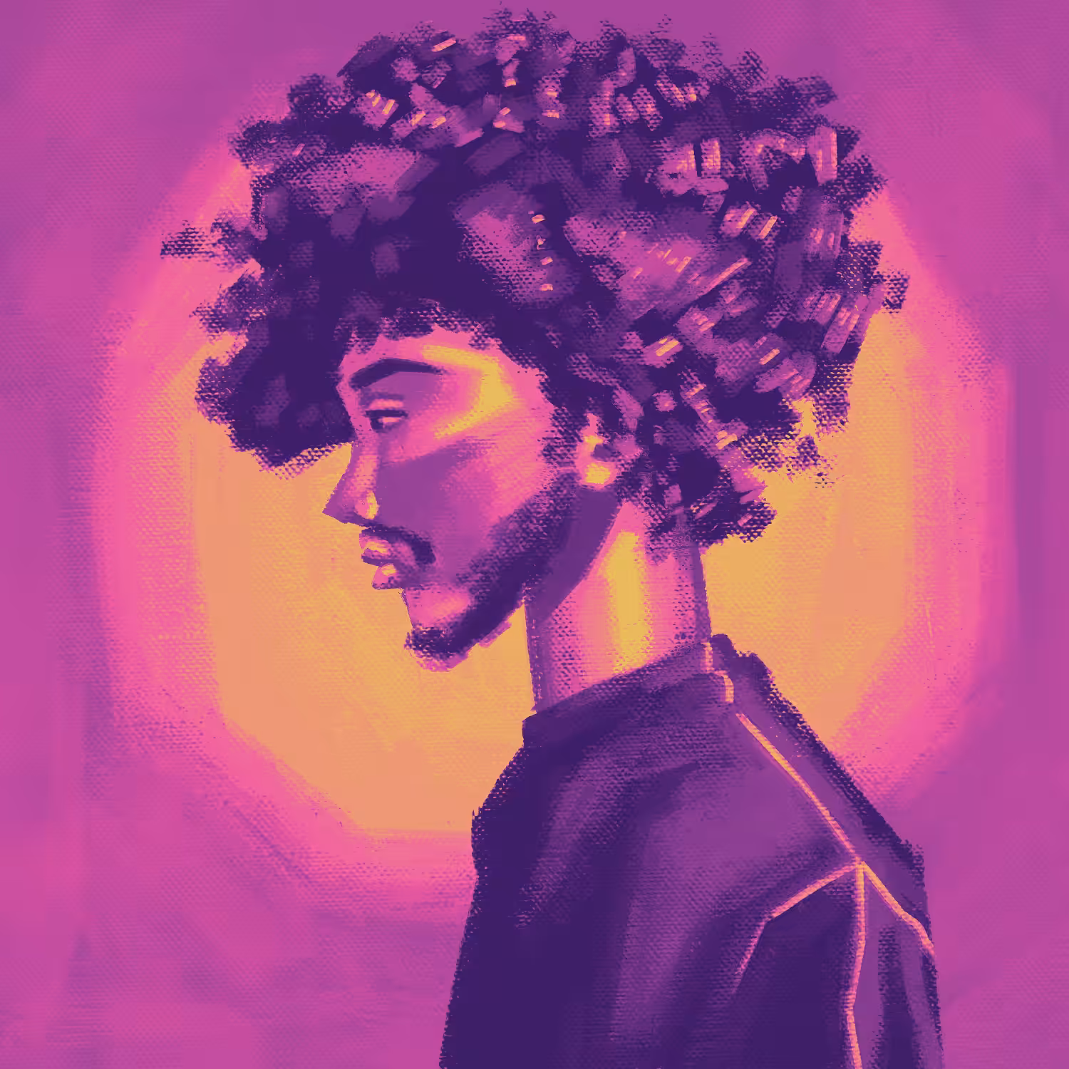 Psychedelic boy