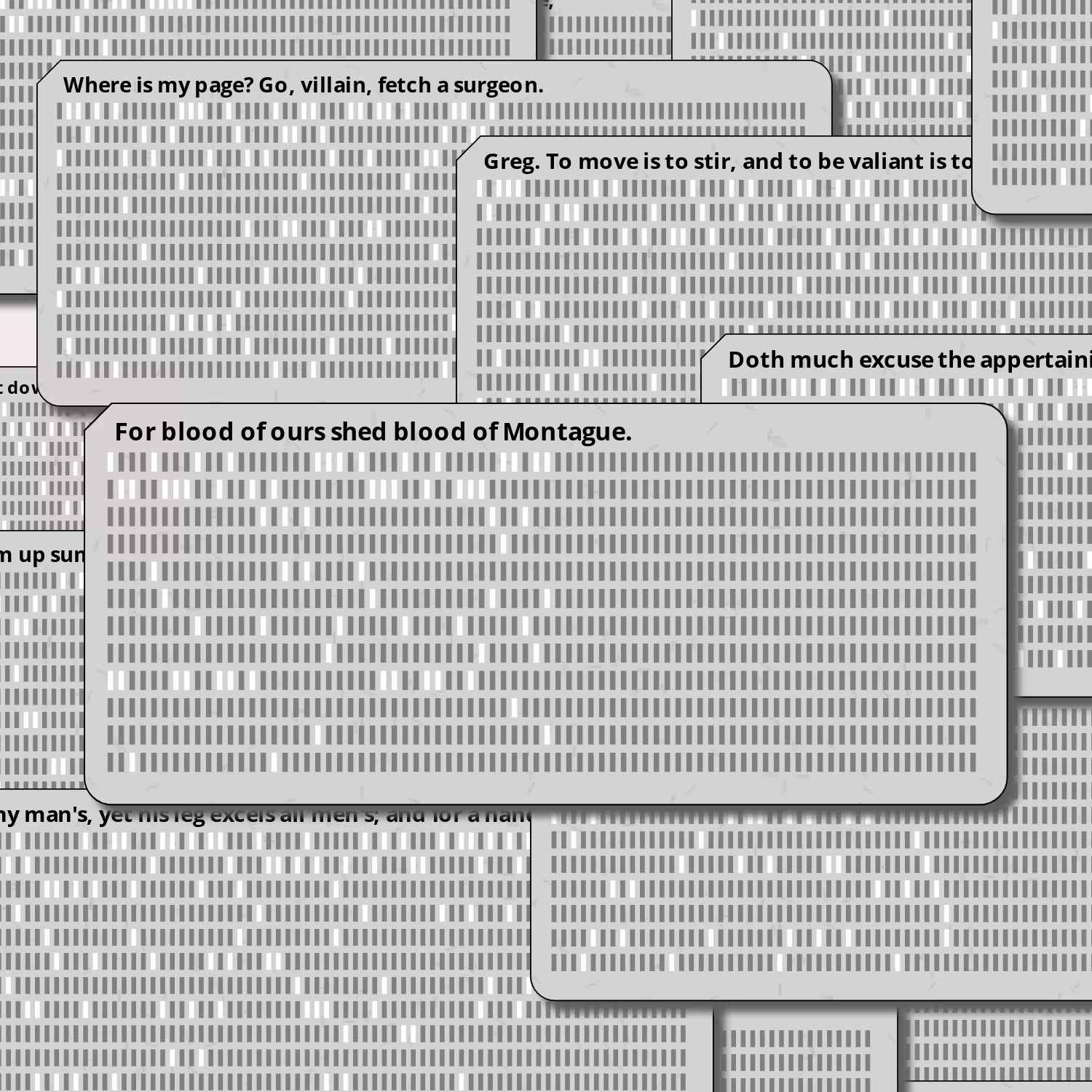 Romeo and Juliet on Punched Cards (Free) #17