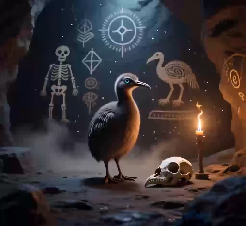 Kiwi Bird: Dancer of the Eternal Flame