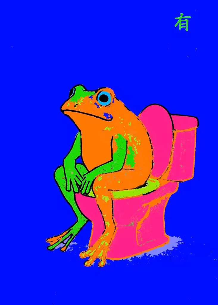 Pooping Frog
