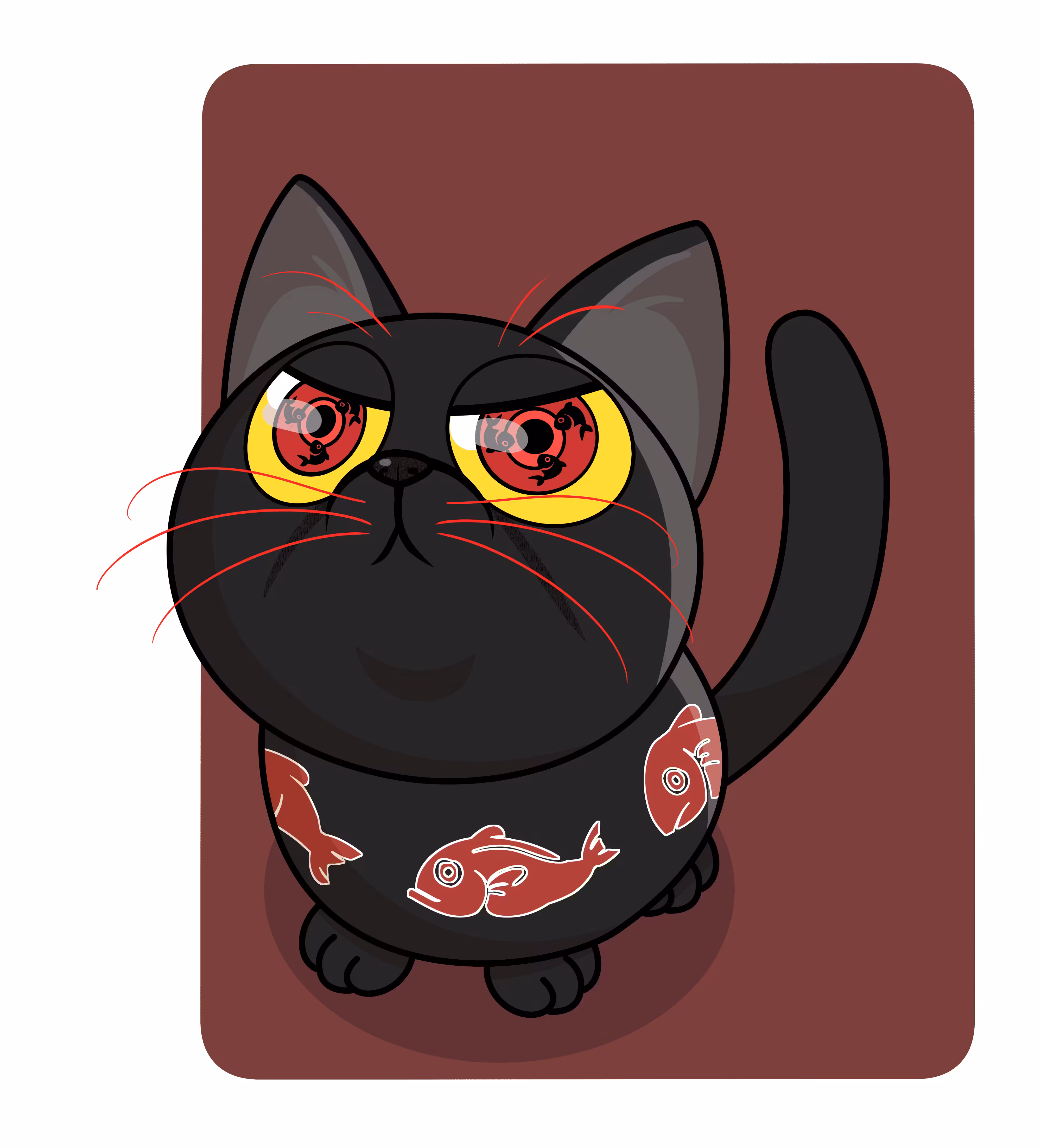 Cat Staring Galaxy #S0016
