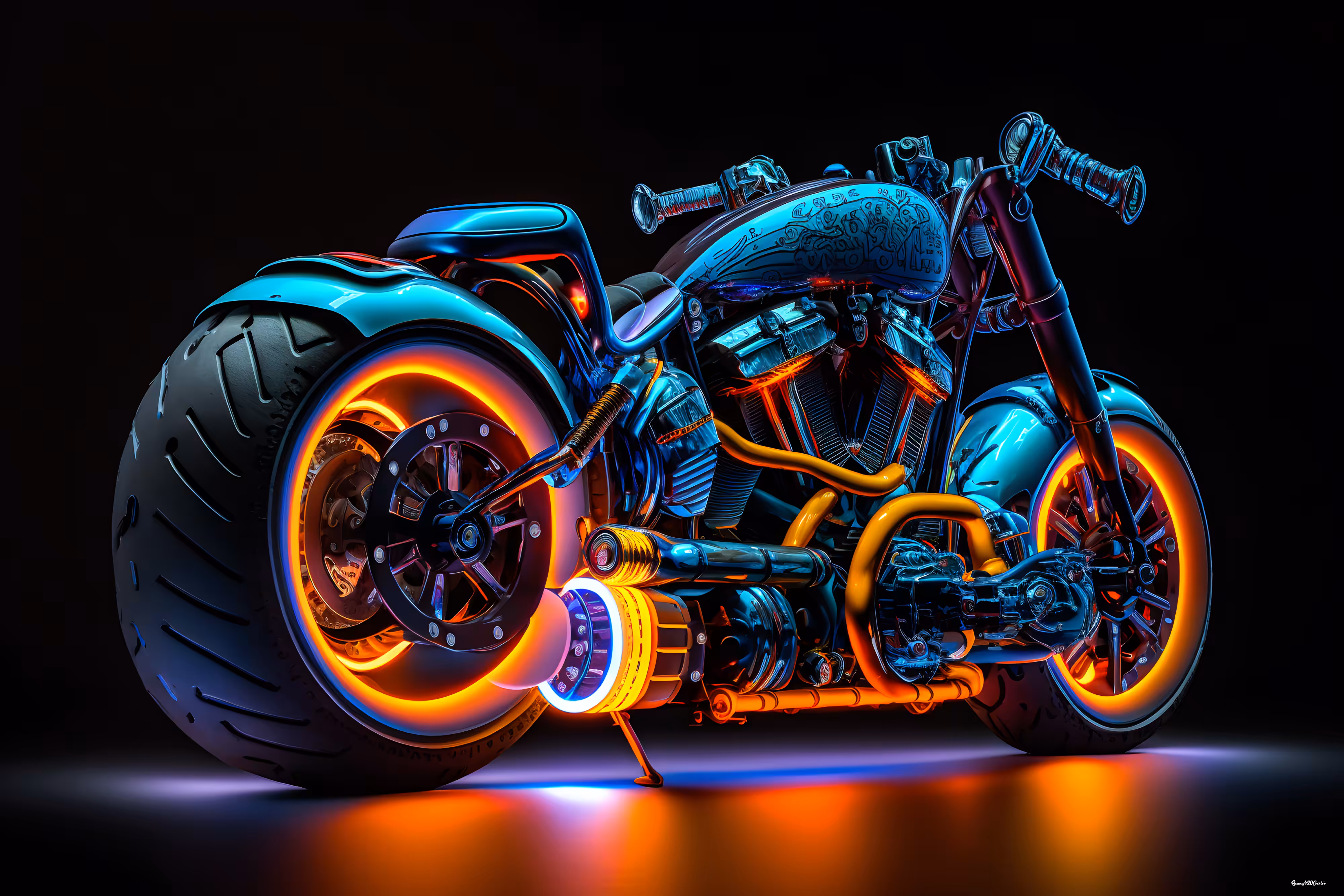 Grunge Motorbike #4