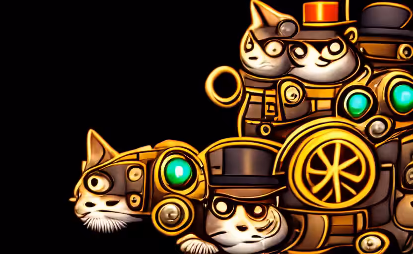 Steampunk Cats 5