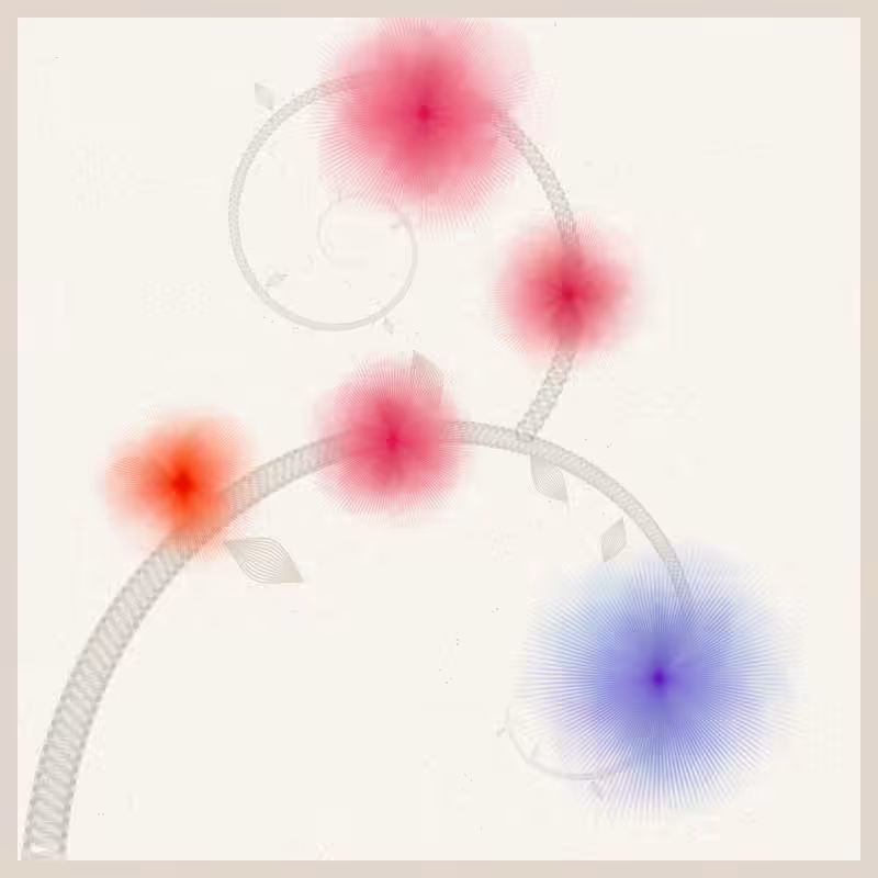 Fairy flower pattern #157