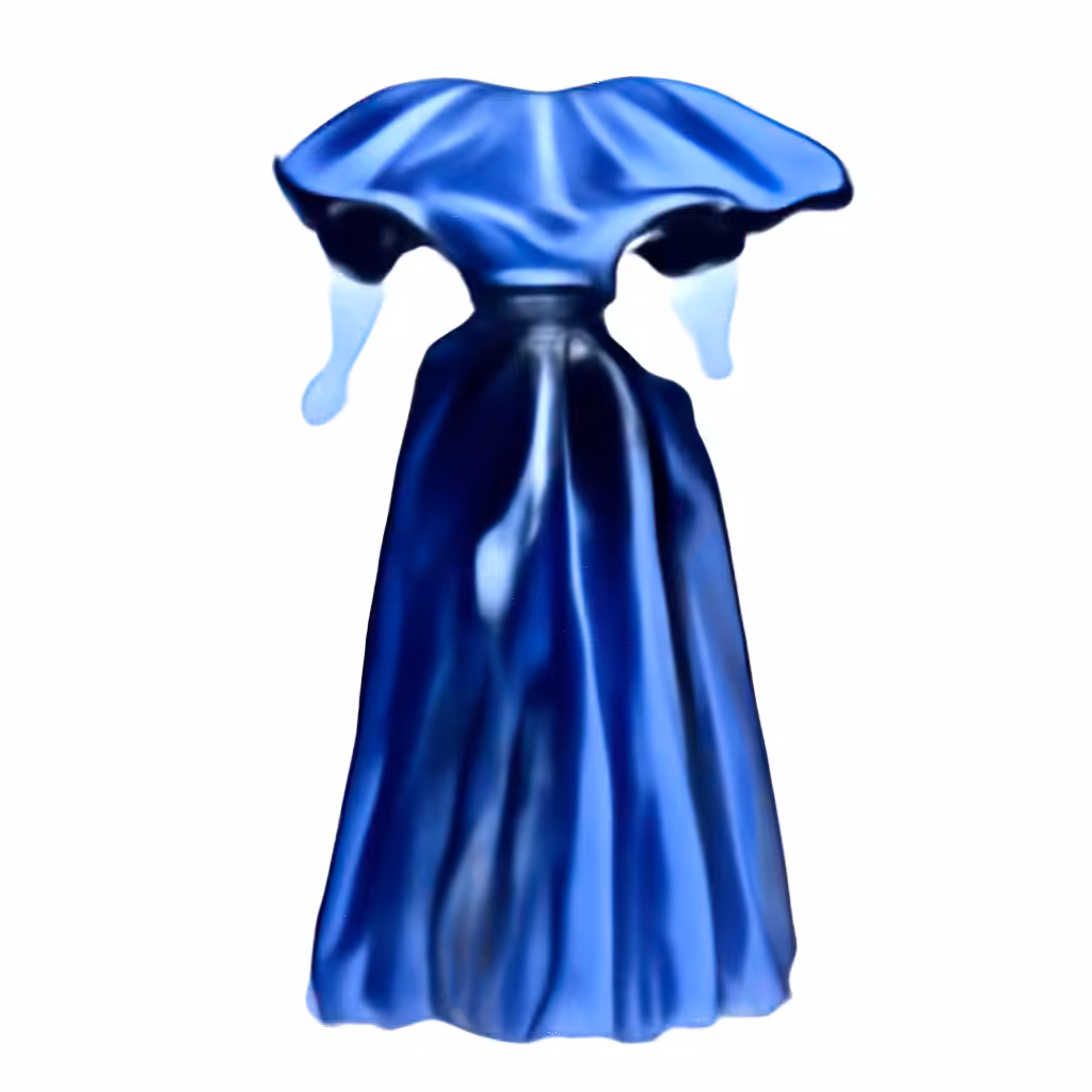 Met Gala dress made out of tears