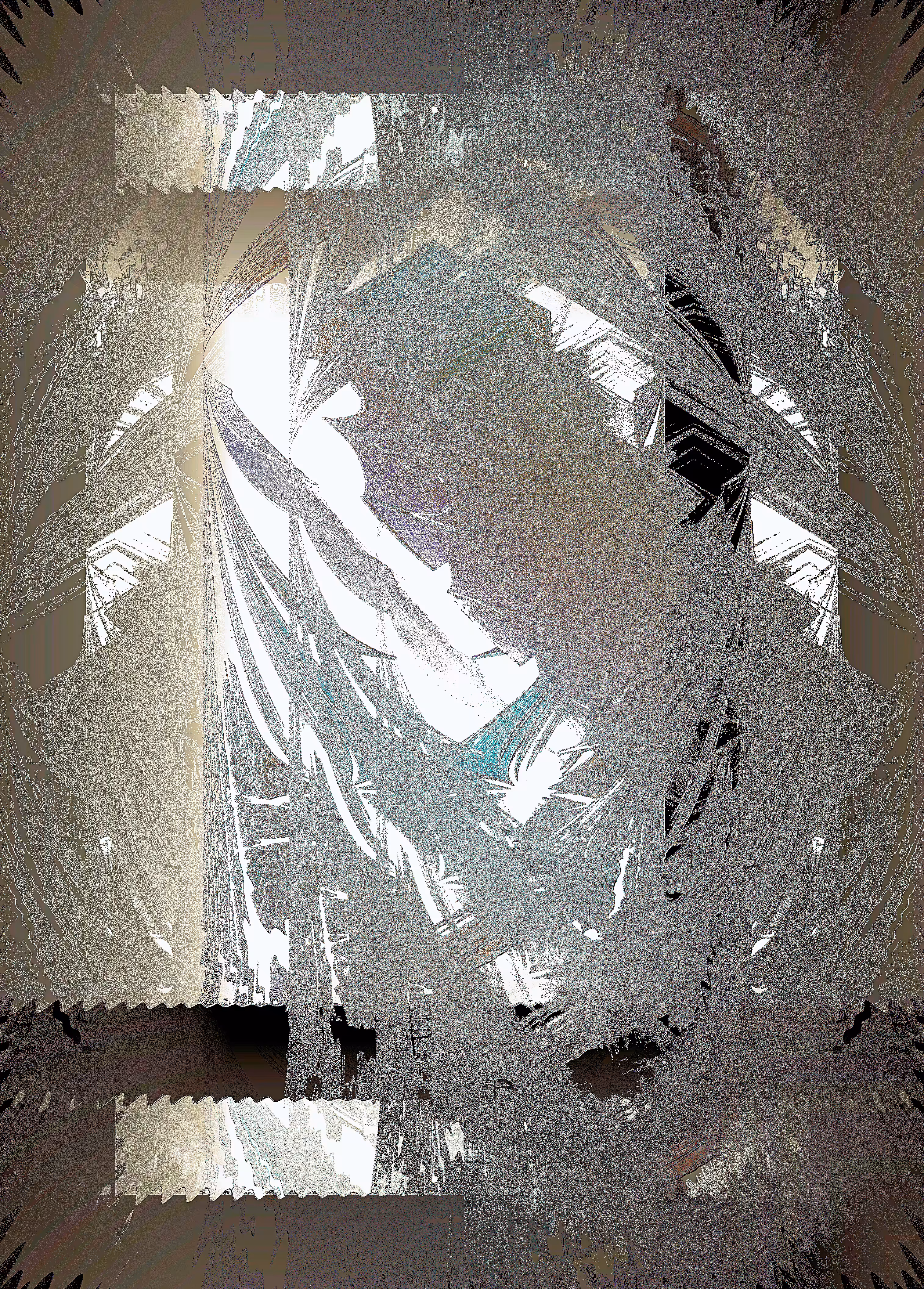 Reality scatters and disolves into the fundamendal material, becoming startdust might be a purpose or a solution 