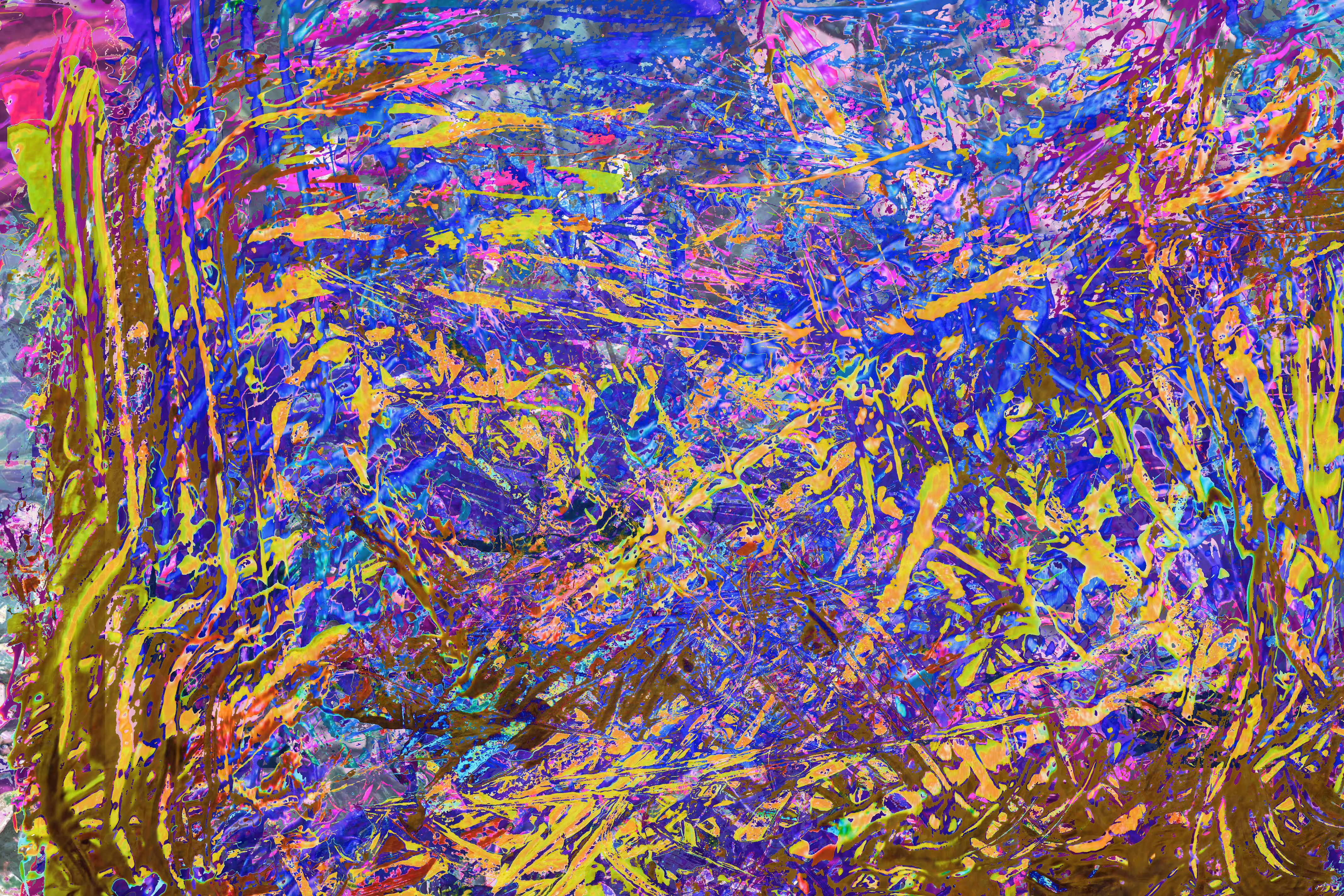 Abstract in Purples, Yellows, and Others too . . . 