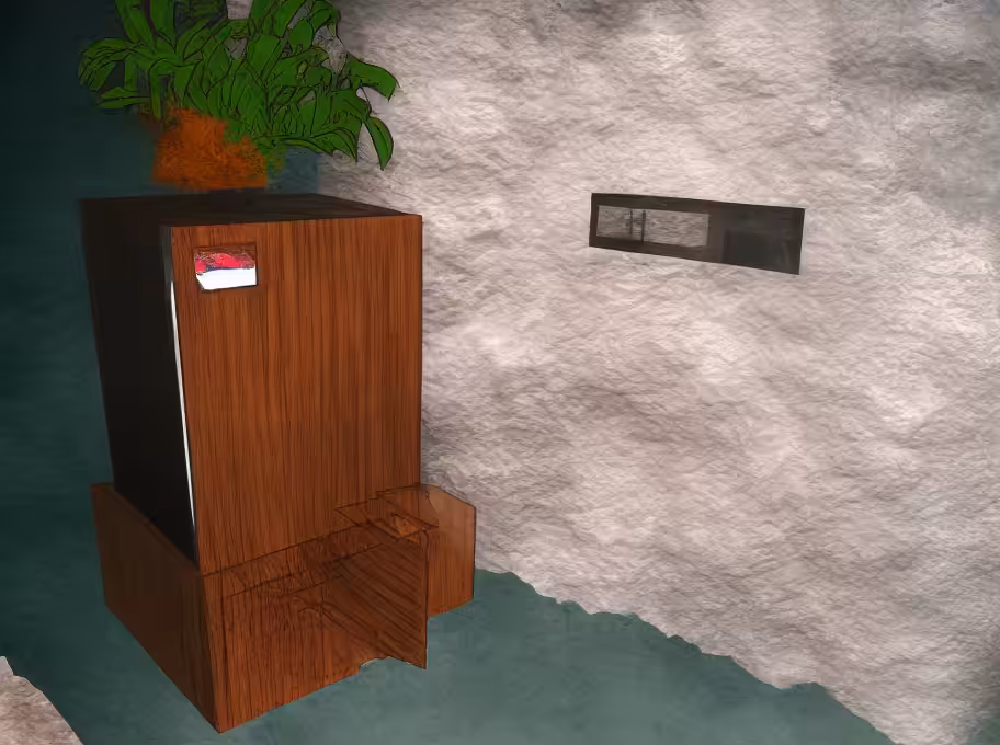 Open Editions: Cute Output Wooden Cabinet