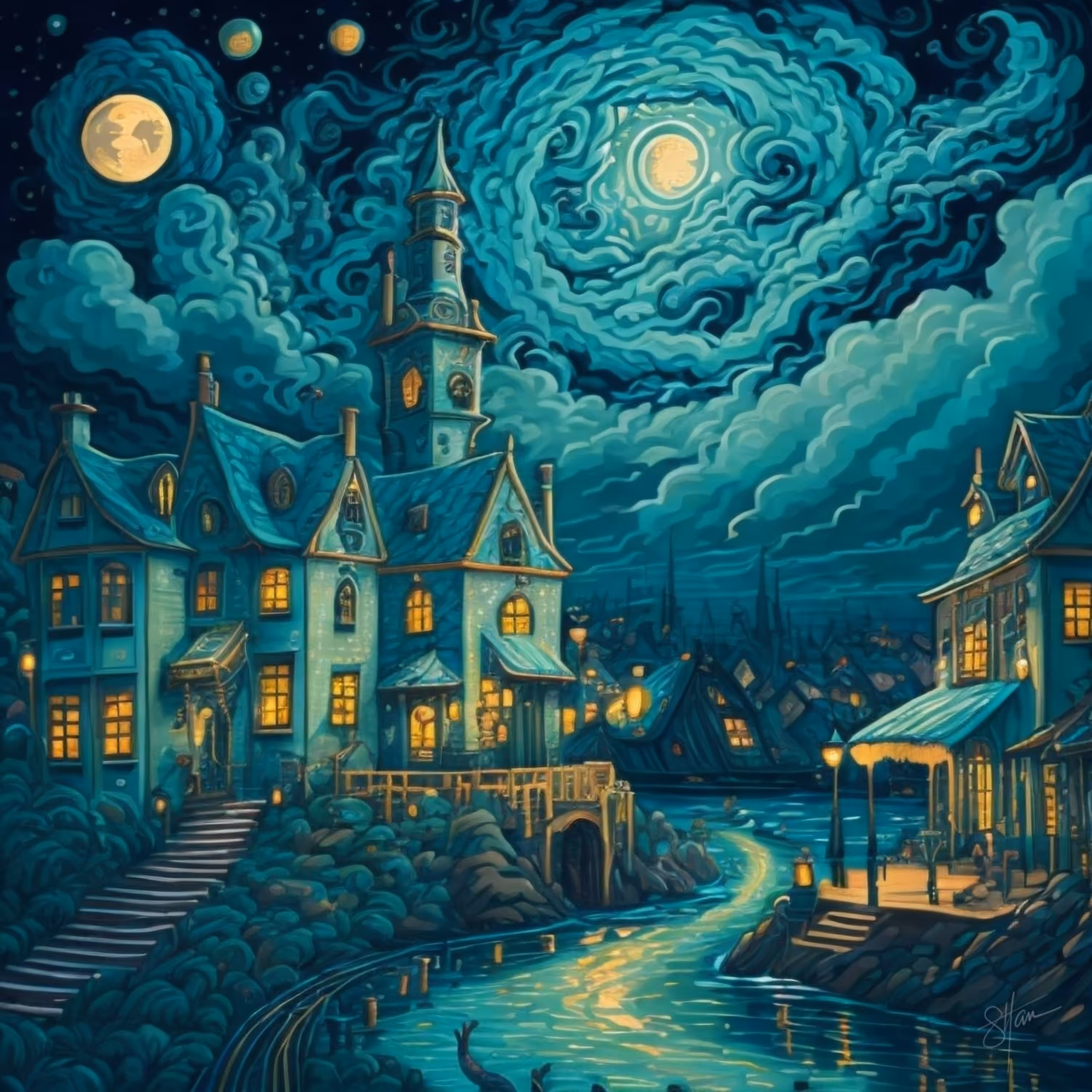 Painting the Town Blue #8
