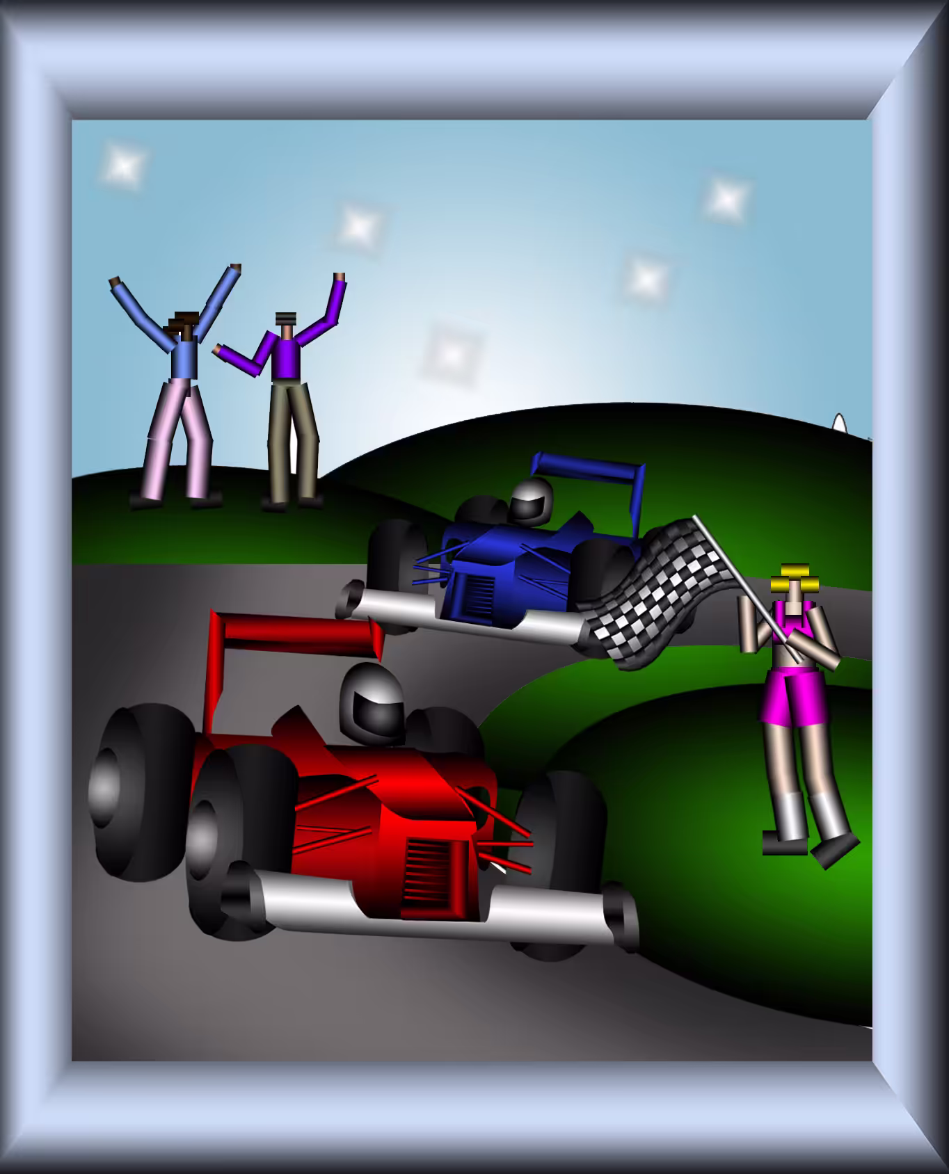 carrera de autos