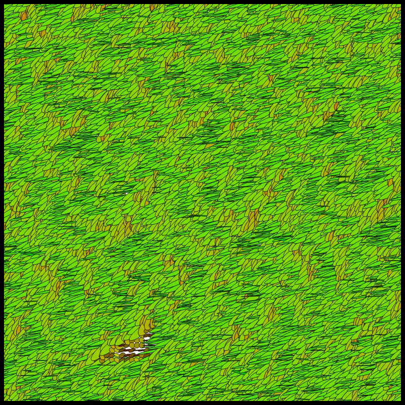 Flow Field Circles Triangle #68