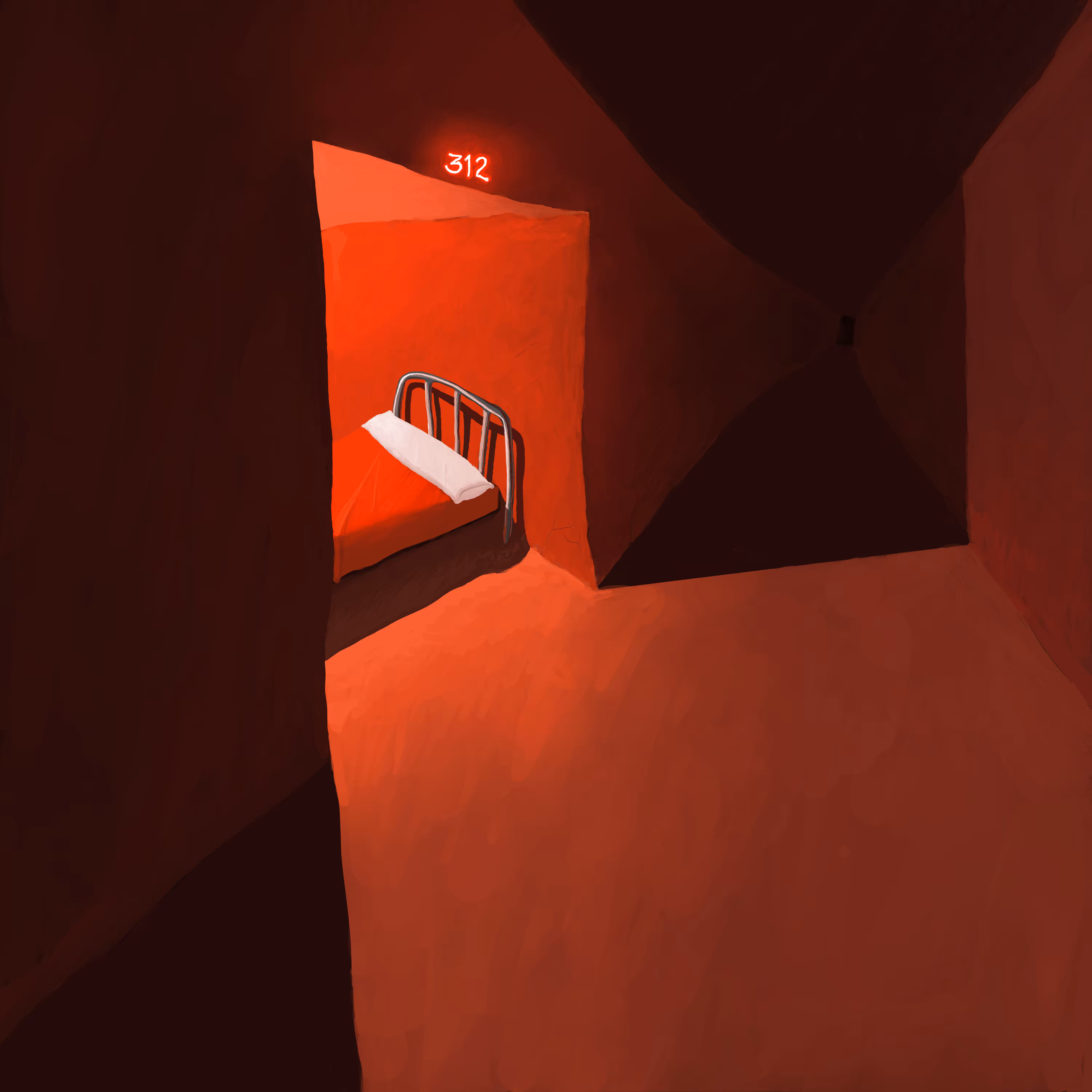 Hotel, room 312