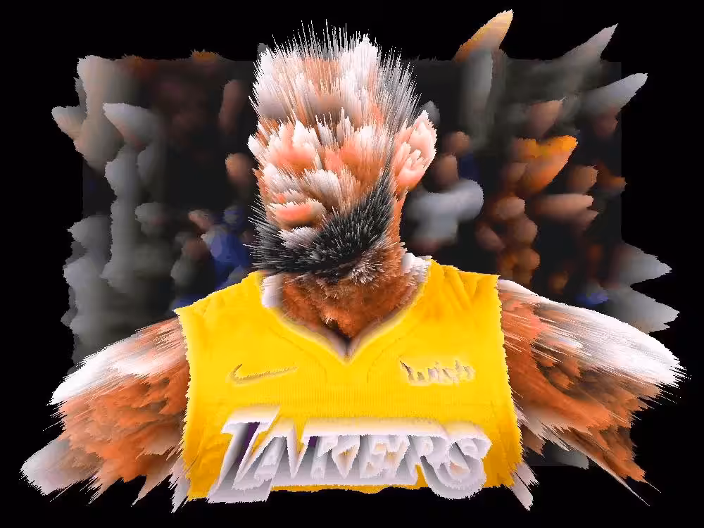 Study for a portrait of LeBron James