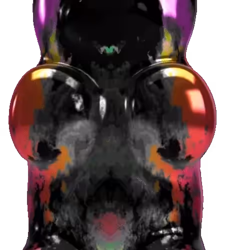 Blended Trip Gummy Bear #003 (Rorschach #015 + Rainbow #012)
