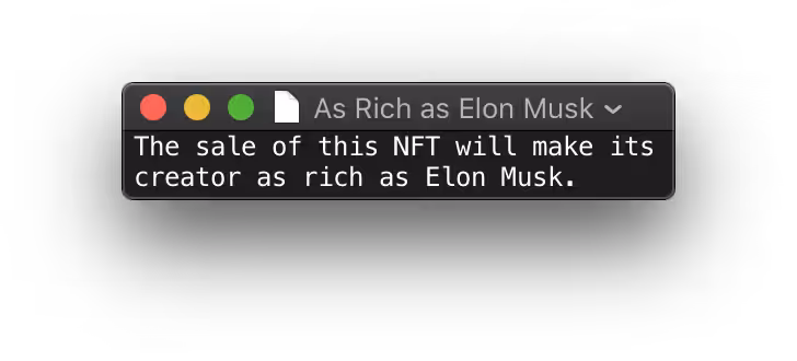 As Rich as Elon Musk