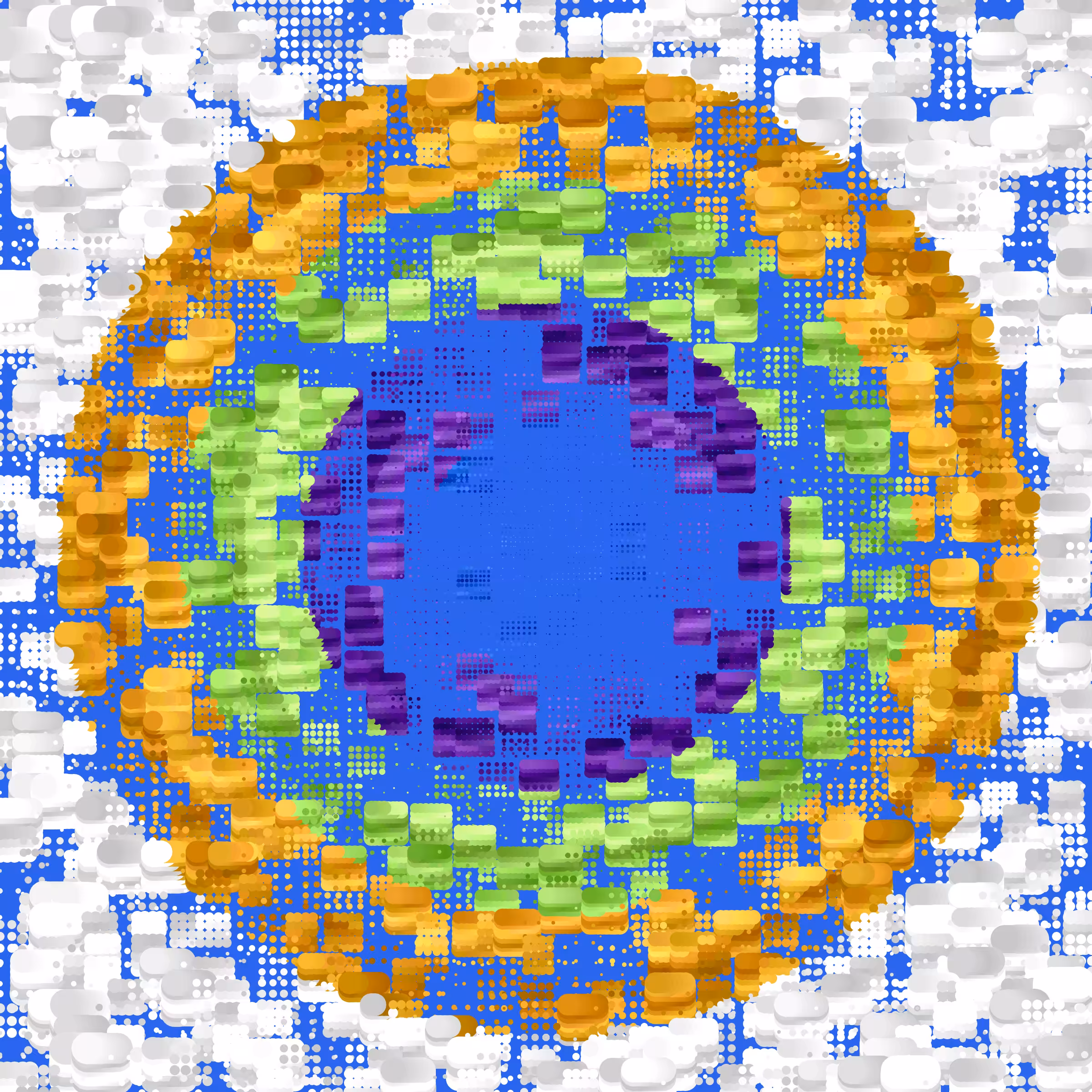 Dot Matrix Gradient Study #124