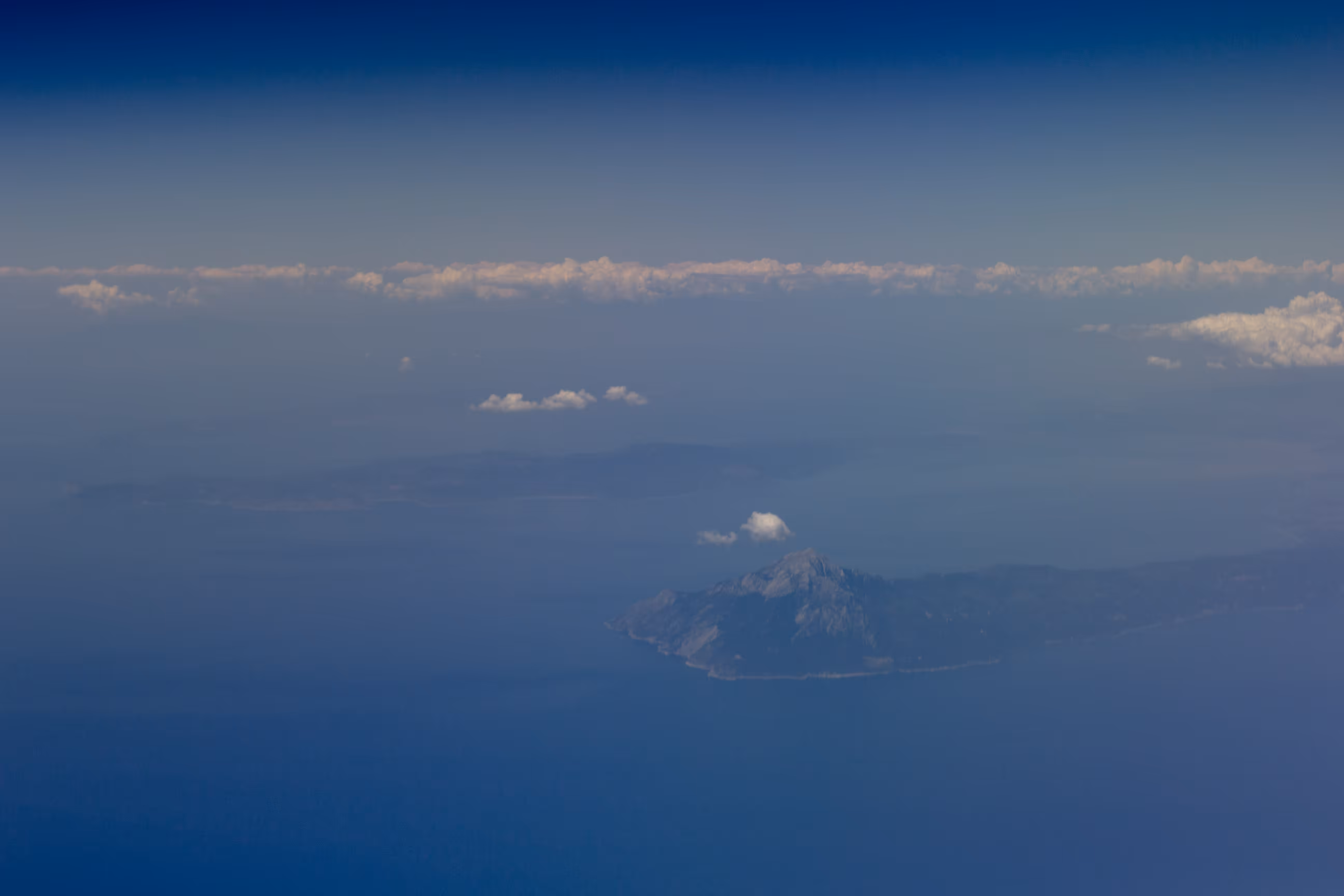 mount athos aerial photograph
