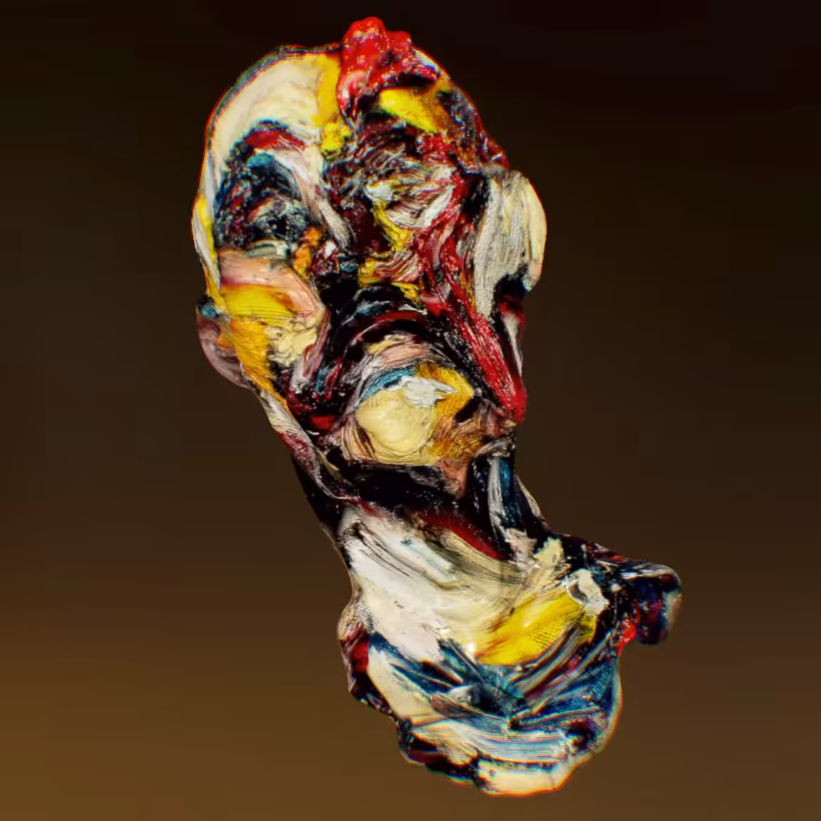 Jaeyeol Han Sculptures: Deathmask #11 - Passersby, Schauen