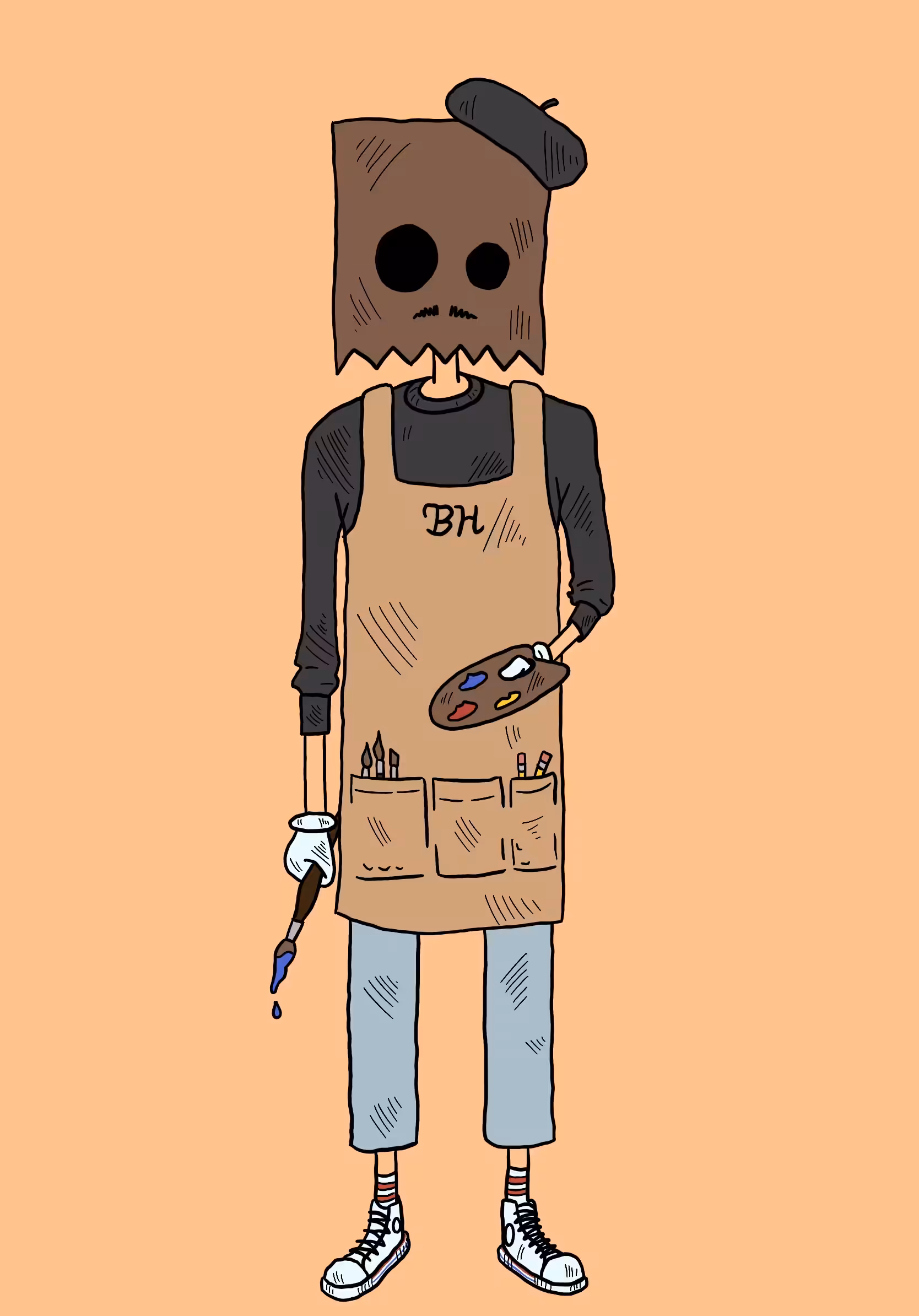 Artist baghead