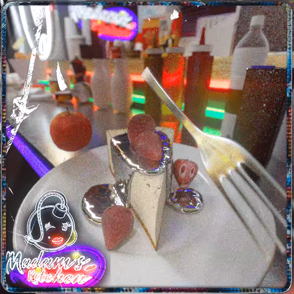 Liquid Metal StrawBomberry Cheesecake