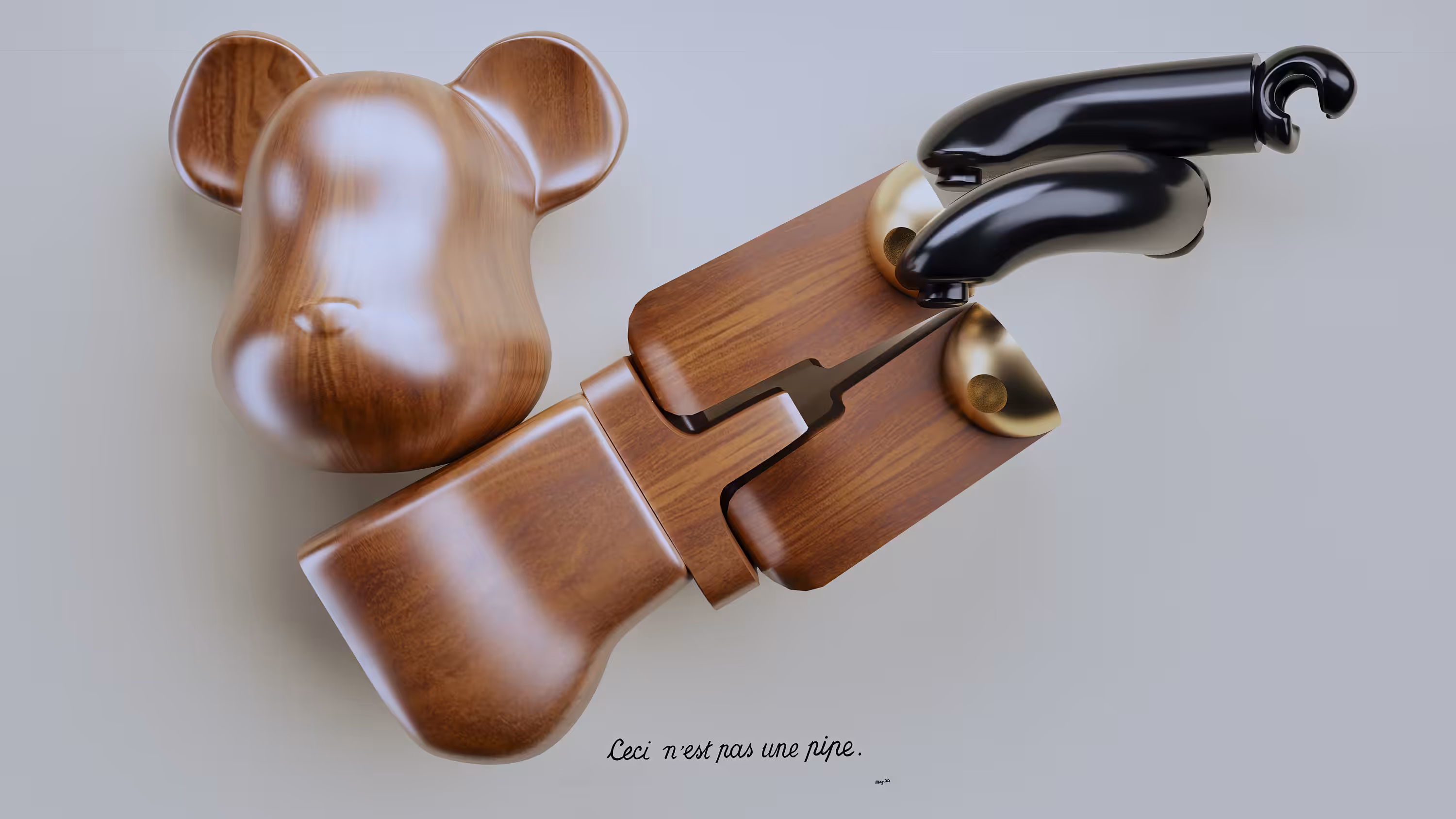 Originalplan® The Treachery of Images. / Homage to Magritte /