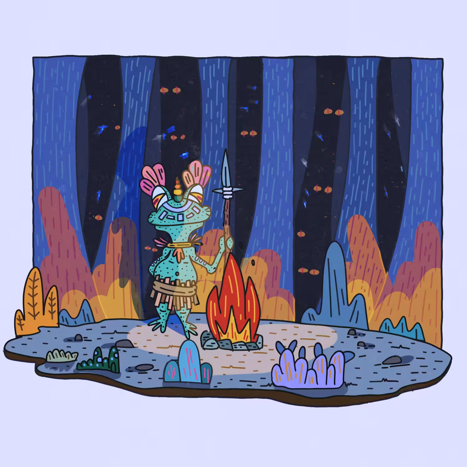 The Frog's night watch