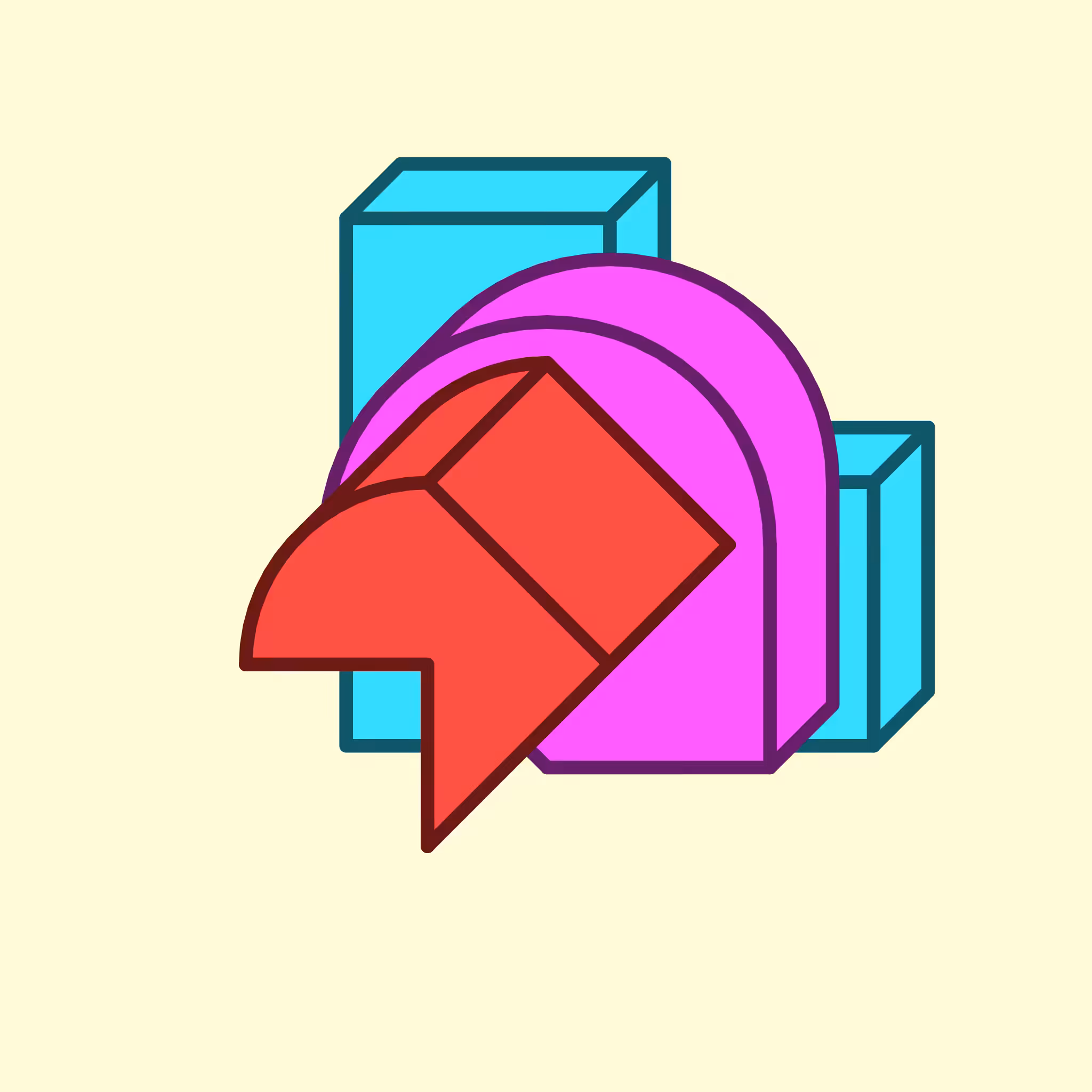 Calm shapes #1646